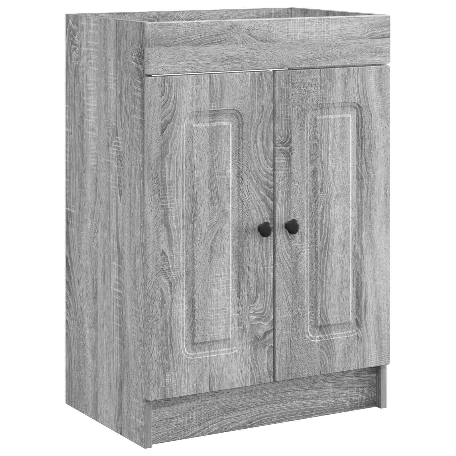 Ensemble de mobilier de salle de bain Sonoma gris