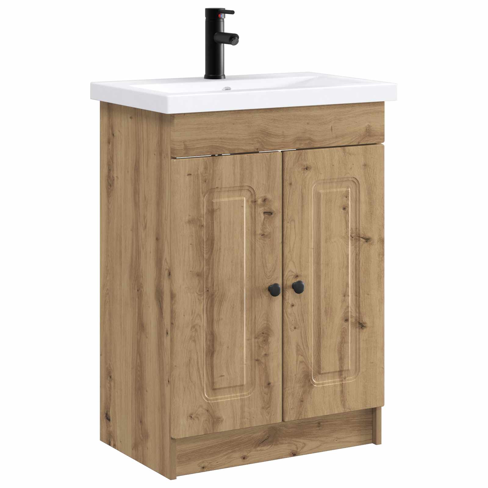 Ensemble de mobilier de salle de bain Chêne artisanal