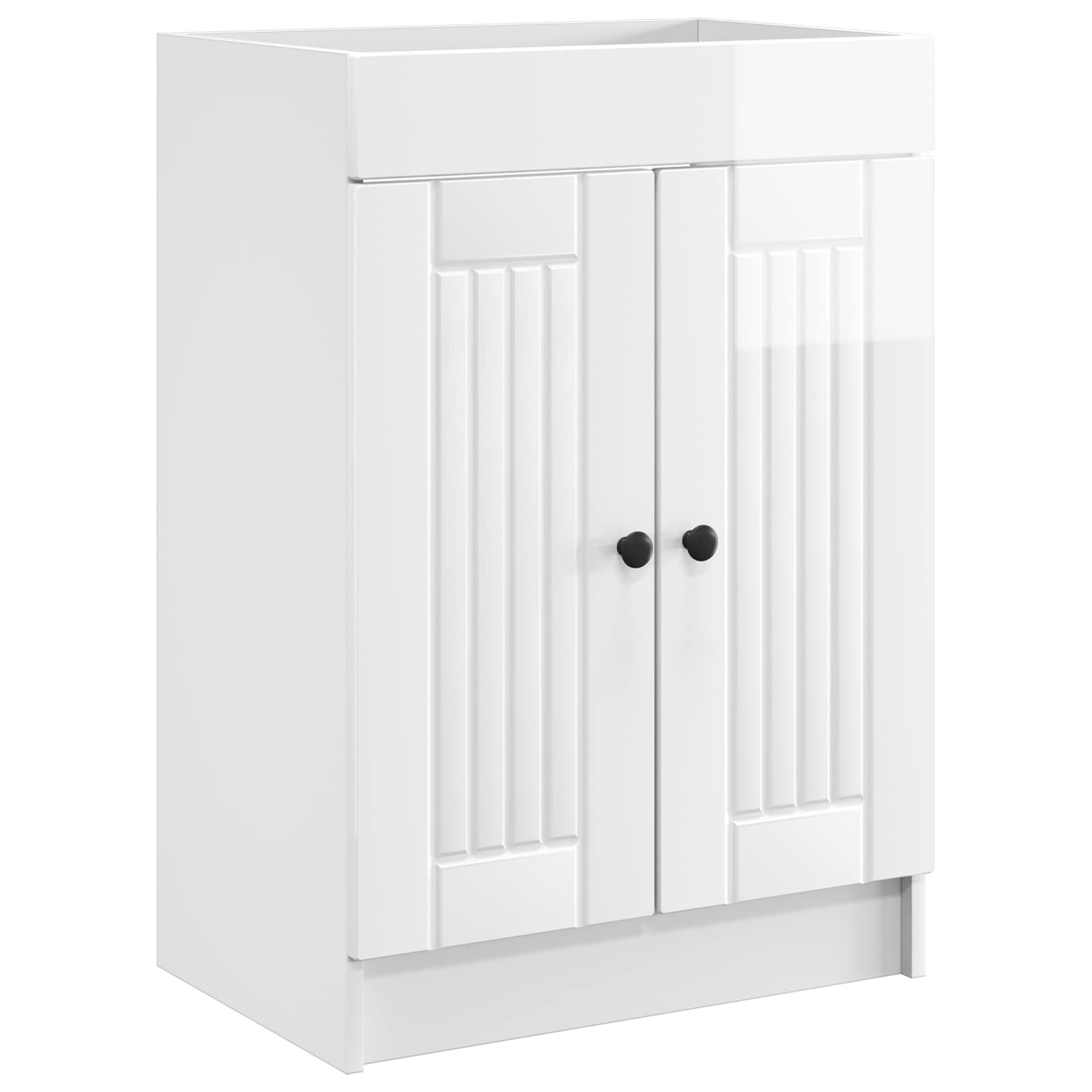 Ensemble de mobilier de salle de bain Blanc brillant