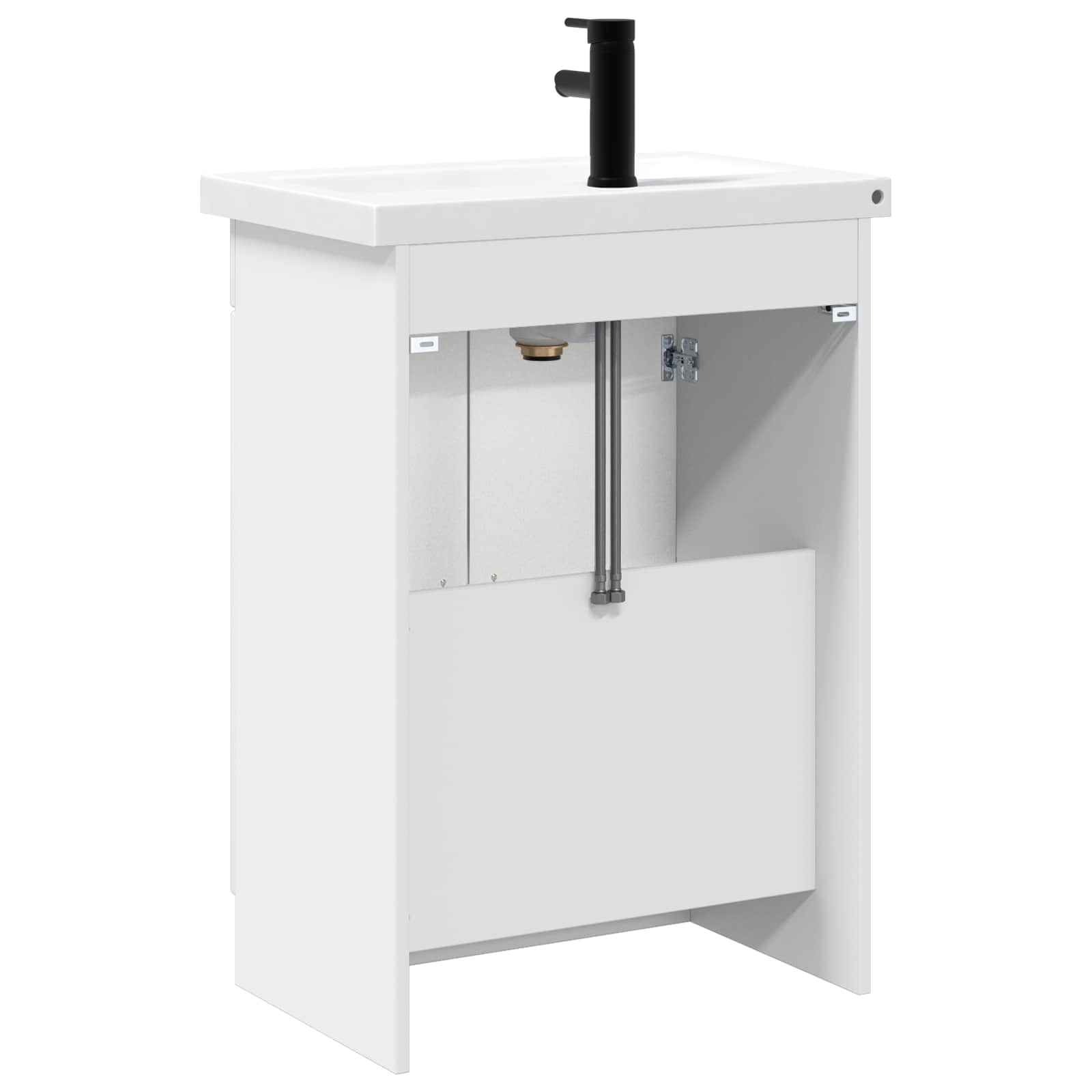 Ensemble de mobilier de salle de bain Blanc brillant