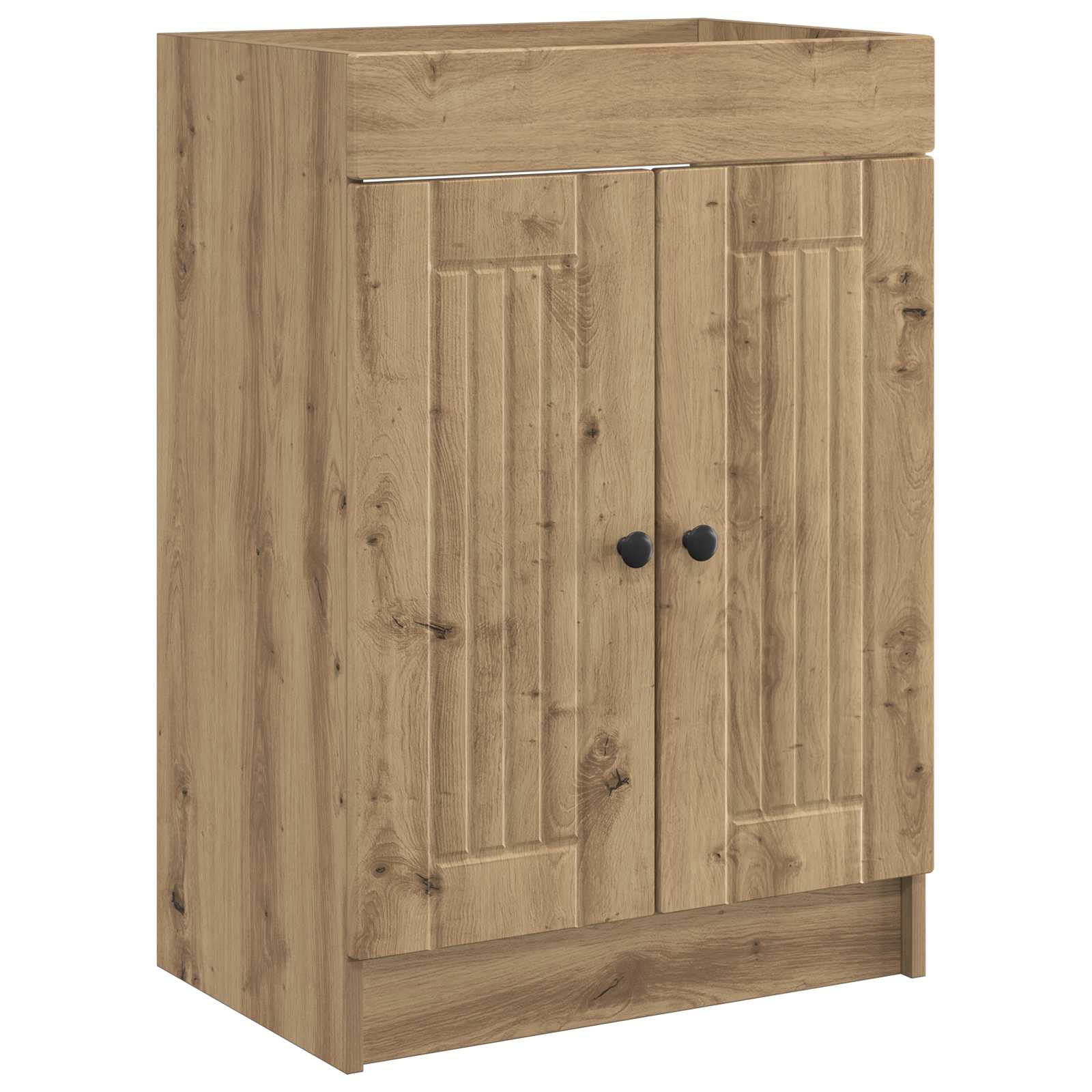 Ensemble de mobilier de salle de bain Chêne artisanal
