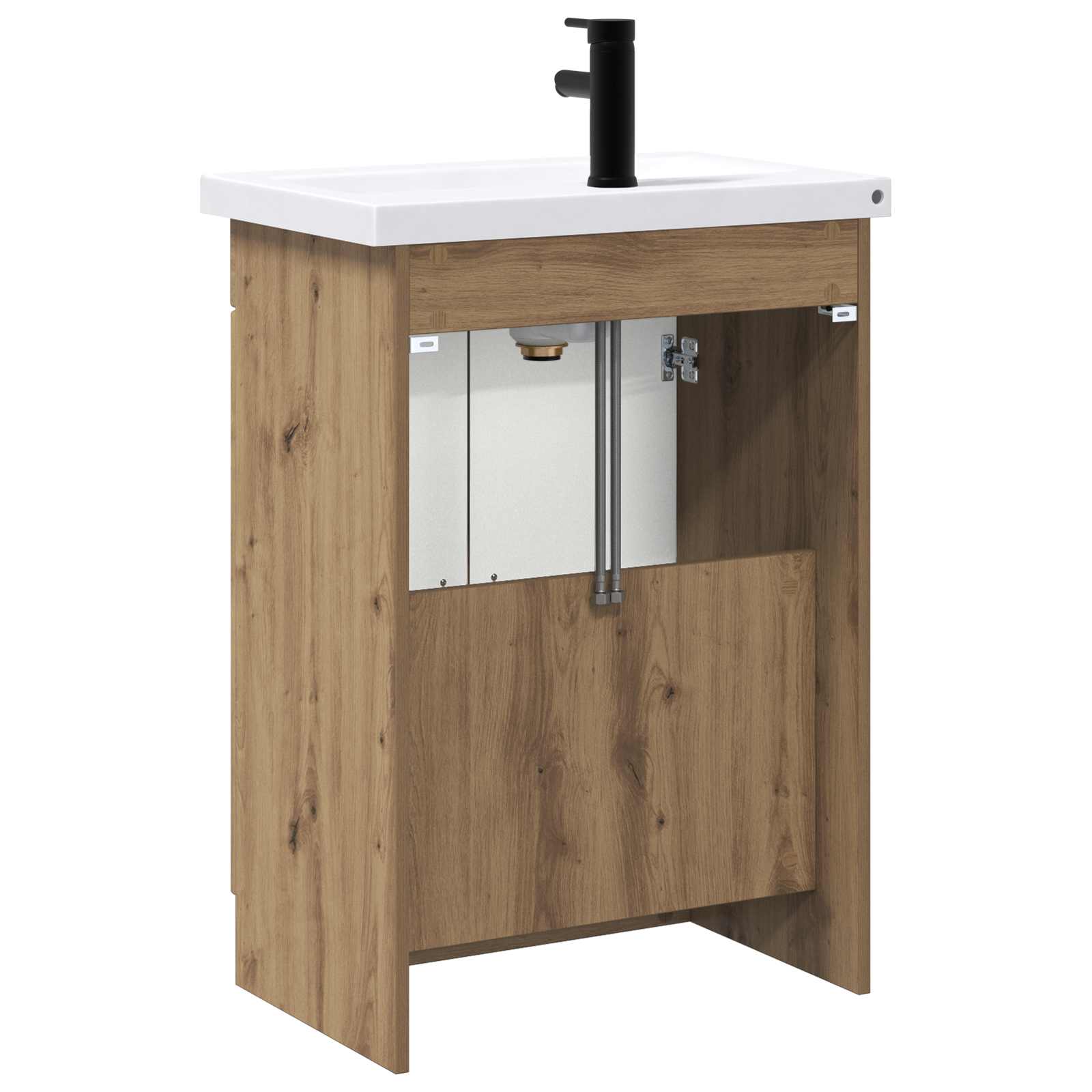 Ensemble de mobilier de salle de bain Chêne artisanal