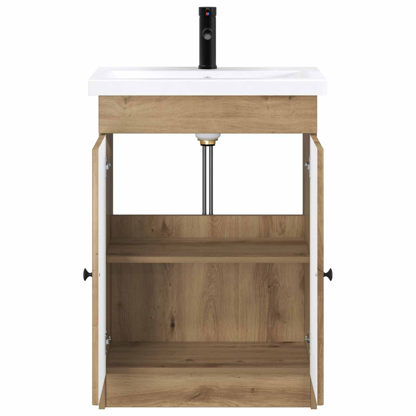 Ensemble de mobilier de salle de bain Chêne artisanal