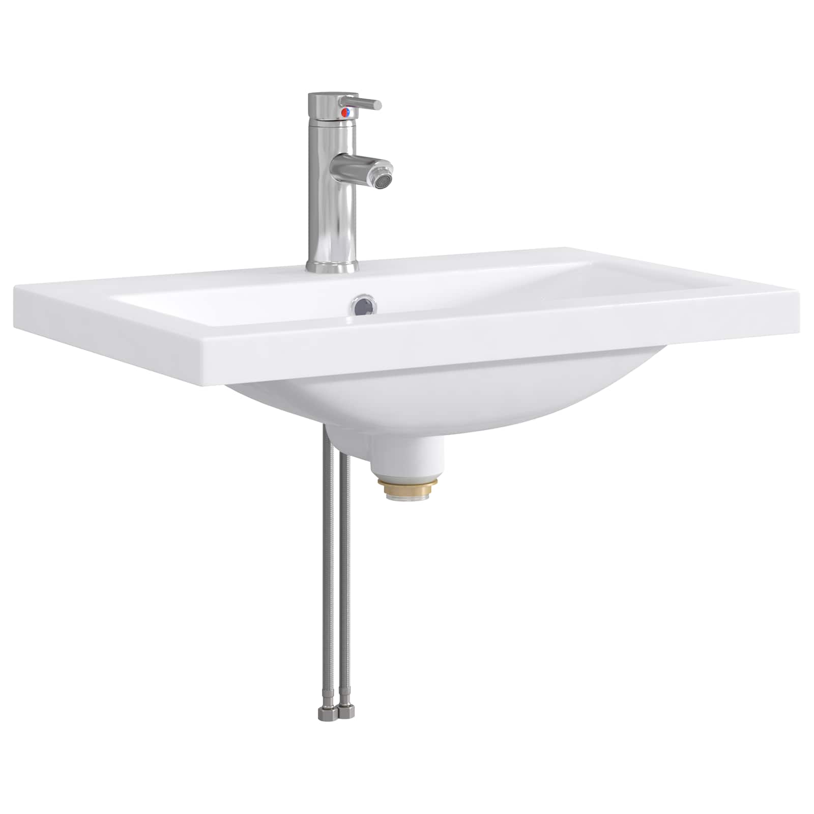 Ensemble de mobilier de salle de bain Chêne noir - XIOS