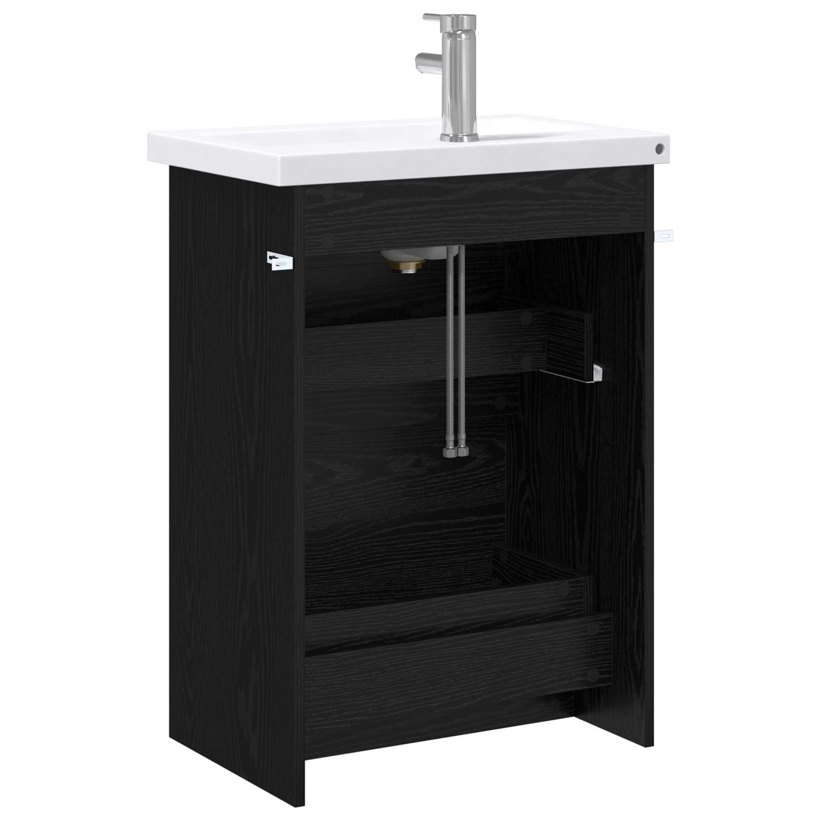 Ensemble de mobilier de salle de bain Chêne noir - XIOS