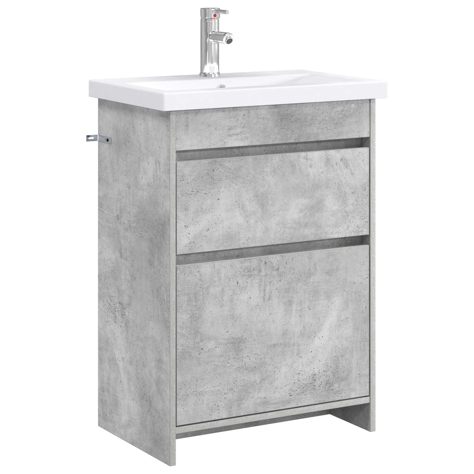 Ensemble de mobilier de salle de bain Gris béton - XIOS
