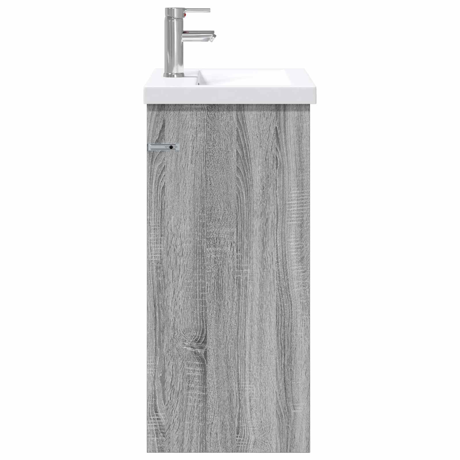 Ensemble de mobilier de salle de bain Sonoma gris