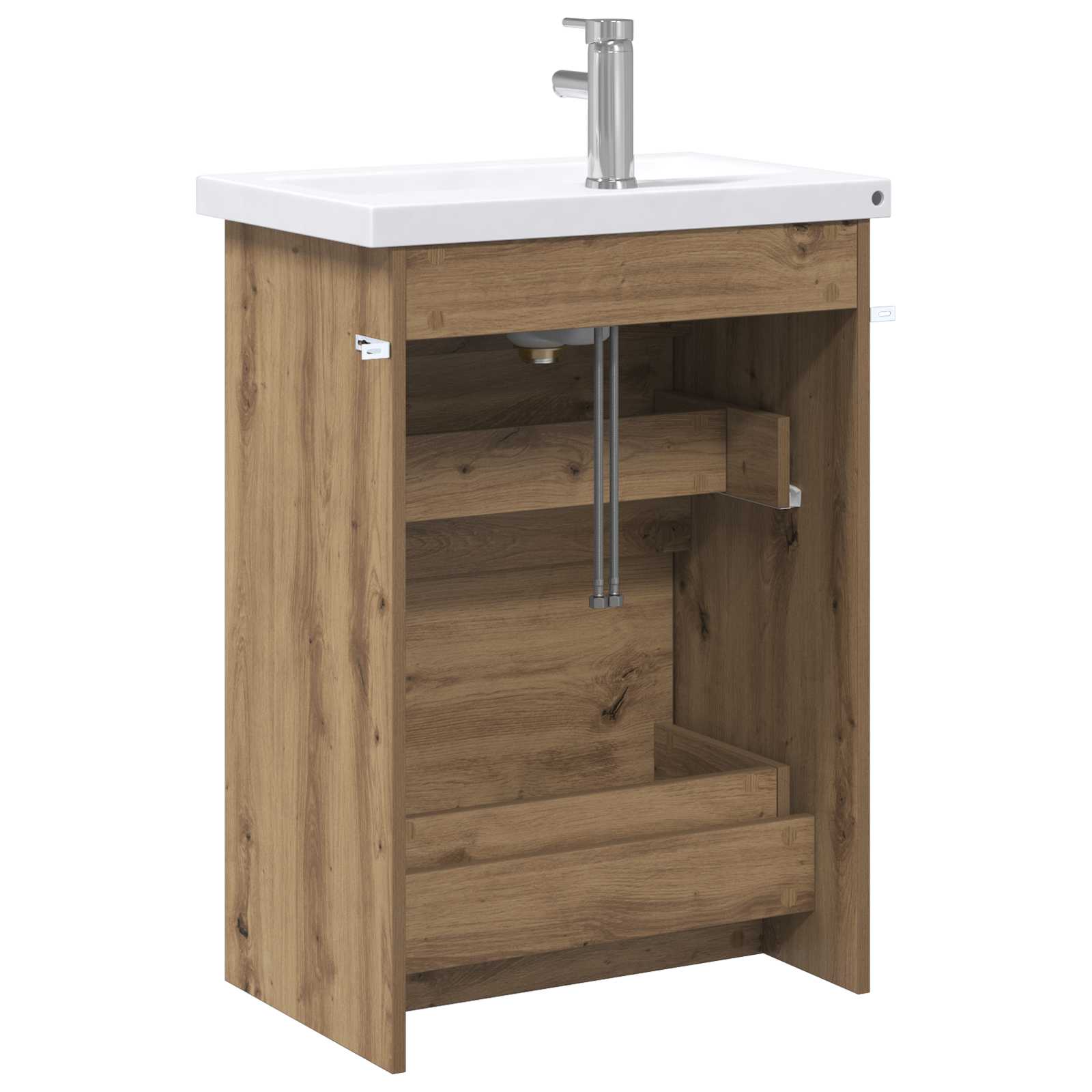 Ensemble de mobilier de salle de bain Chêne artisanal - XIOS