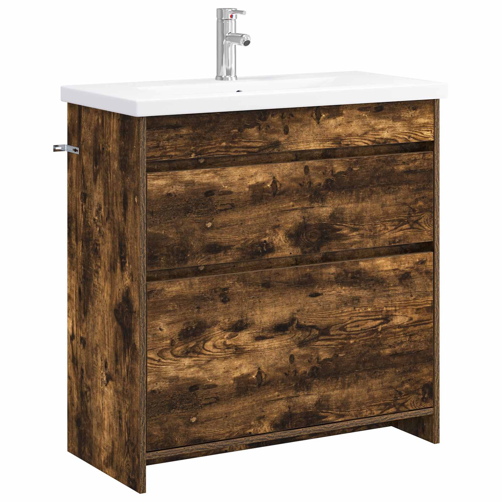Ensemble de mobilier de salle de bain Chêne fumé
