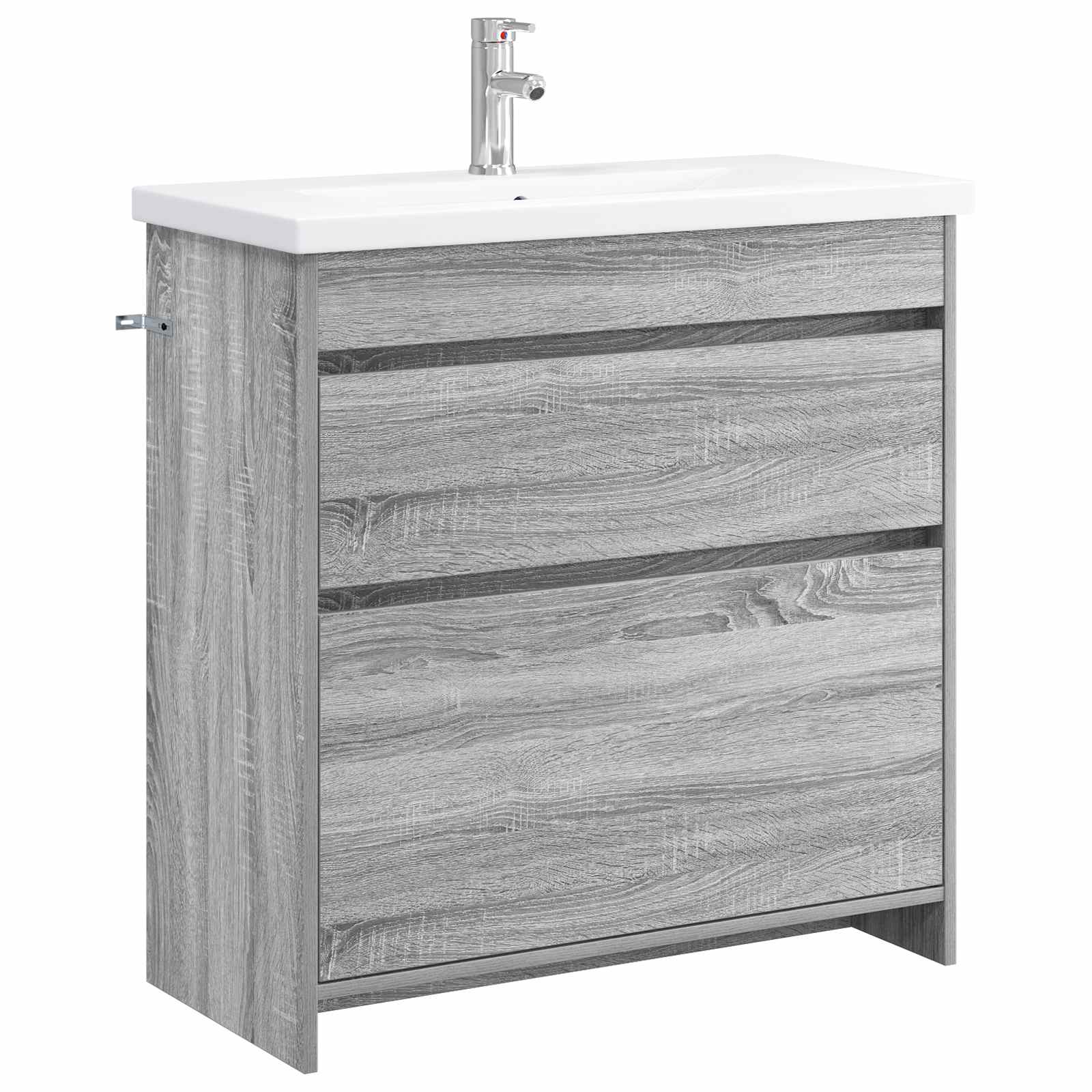 Ensemble de mobilier de salle de bain Sonoma gris