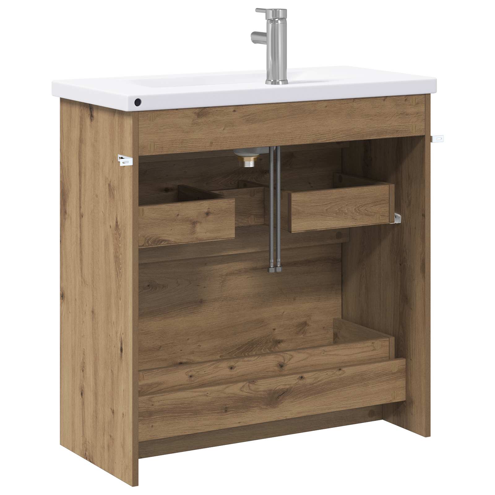 Ensemble de mobilier de salle de bain Chêne artisanal - XIOS