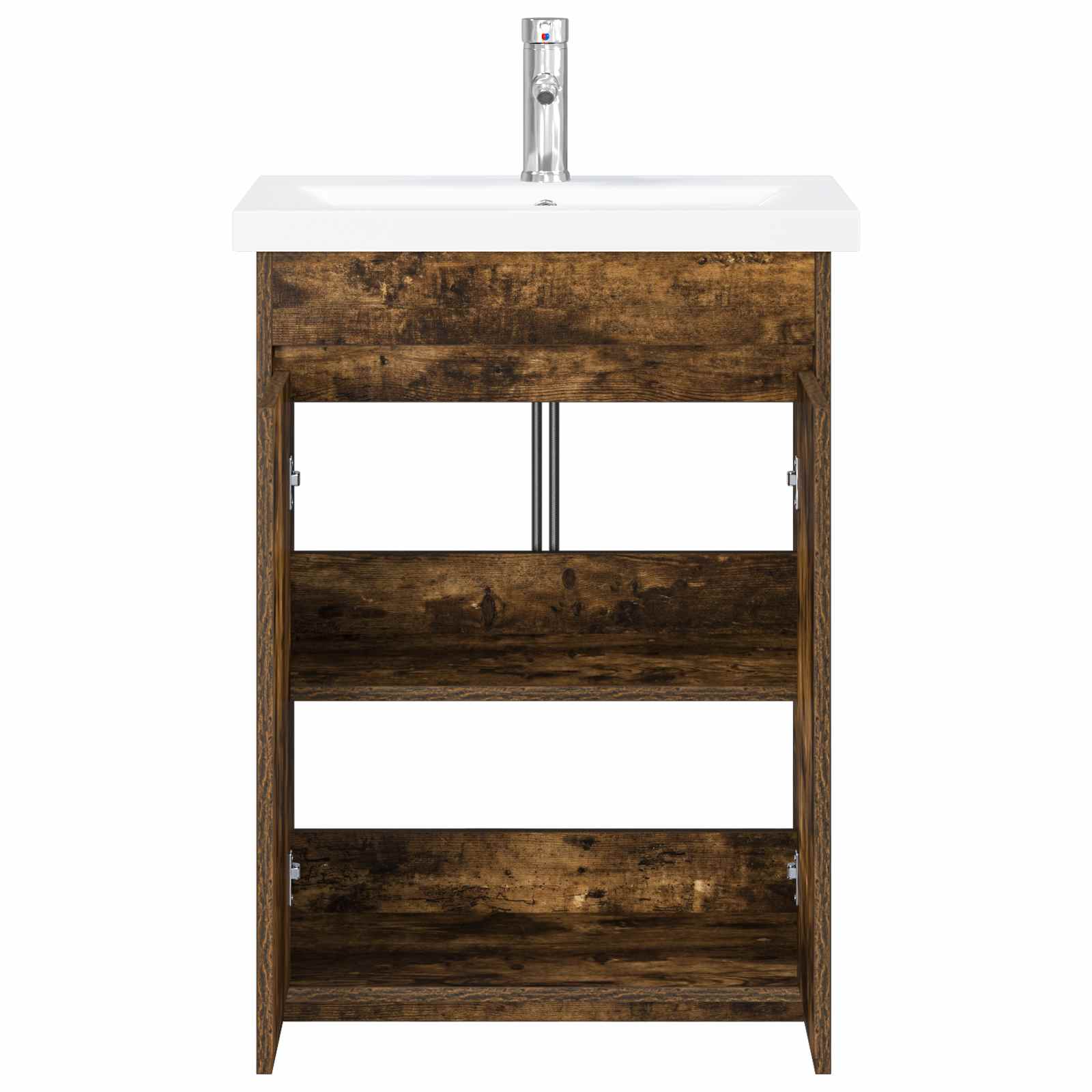 Ensemble de mobilier de salle de bain Chêne fumé