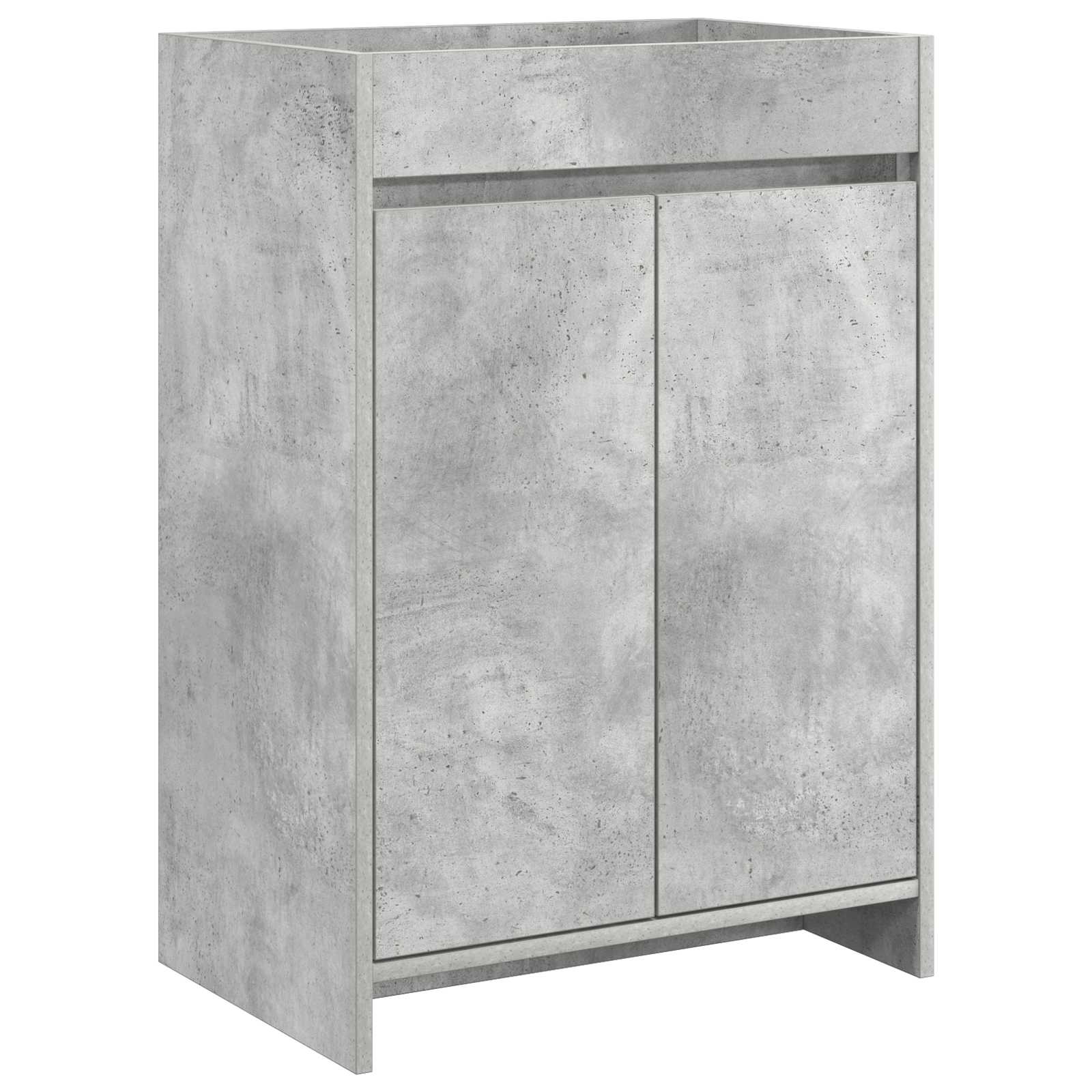 Ensemble de mobilier de salle de bain Gris béton