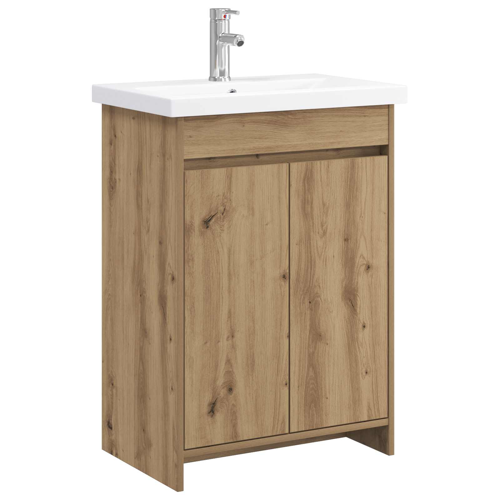 Ensemble de mobilier de salle de bain Chêne artisanal