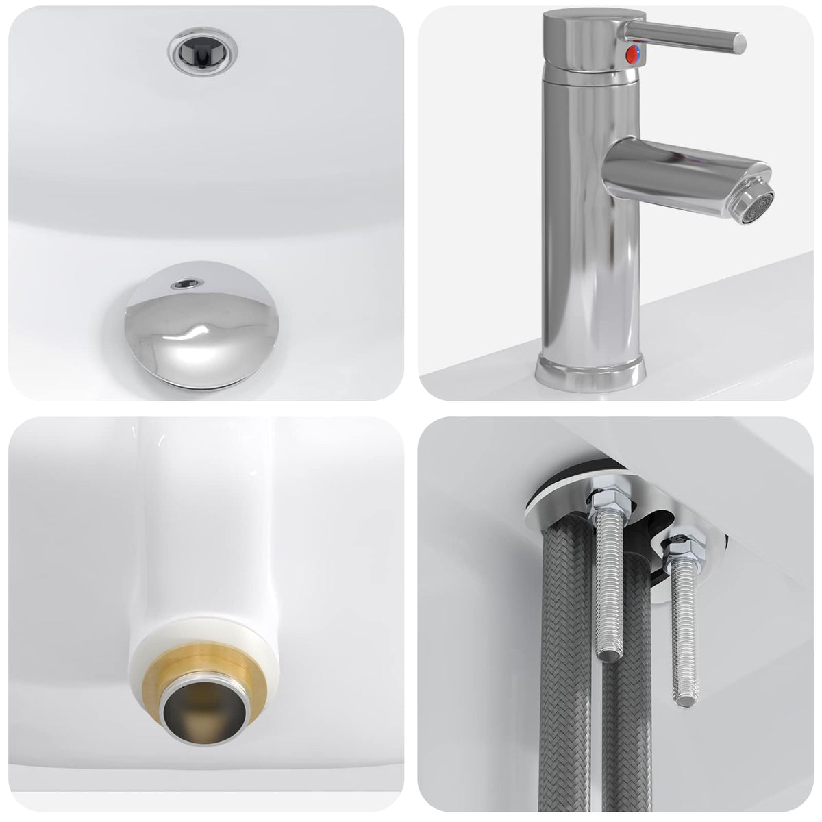 Ensemble de mobilier de salle de bain Chêne noir