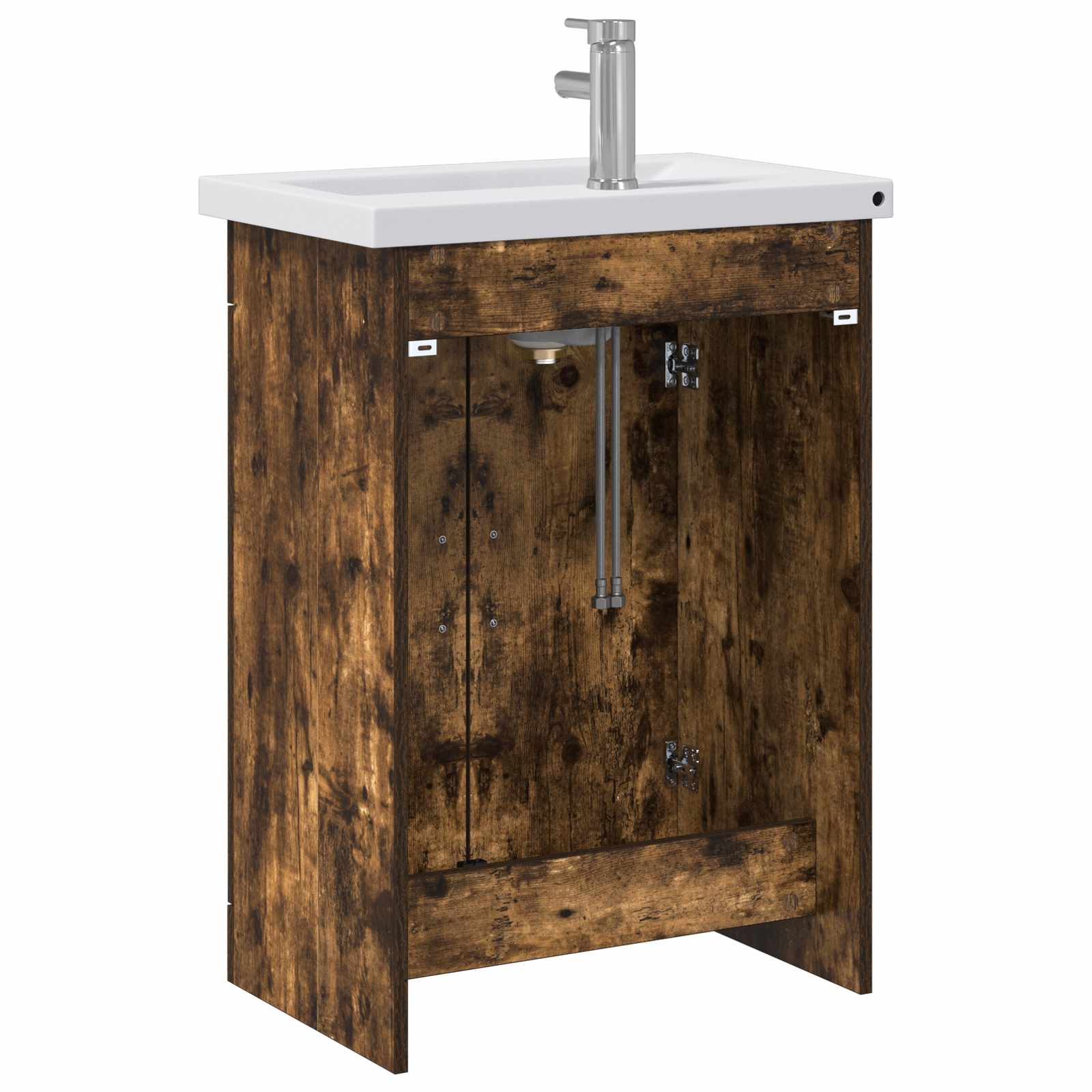 Ensemble de mobilier de salle de bain Chêne fumé