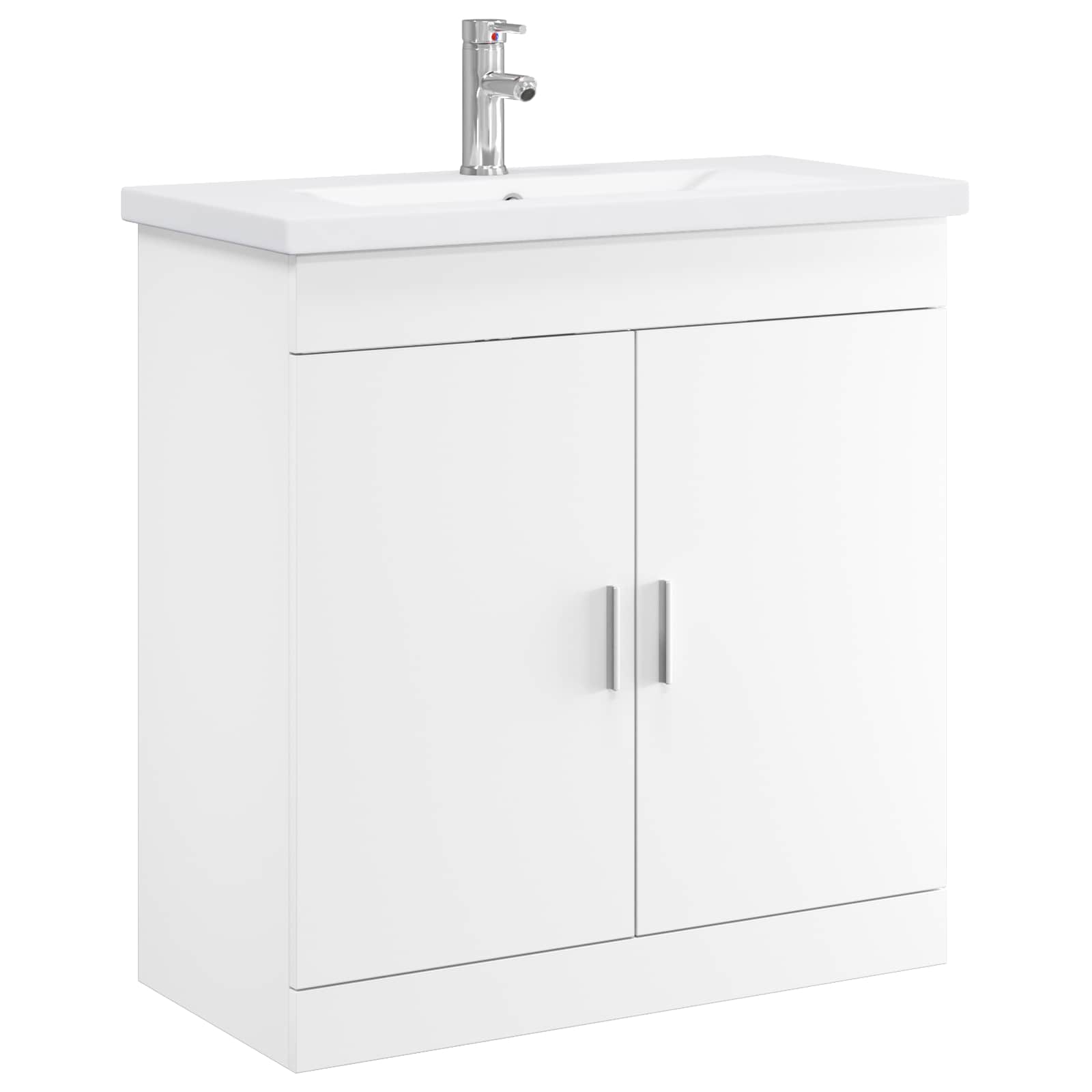 Ensemble de mobilier de salle de bain Blanc 81 x 40 x 84,5 cm