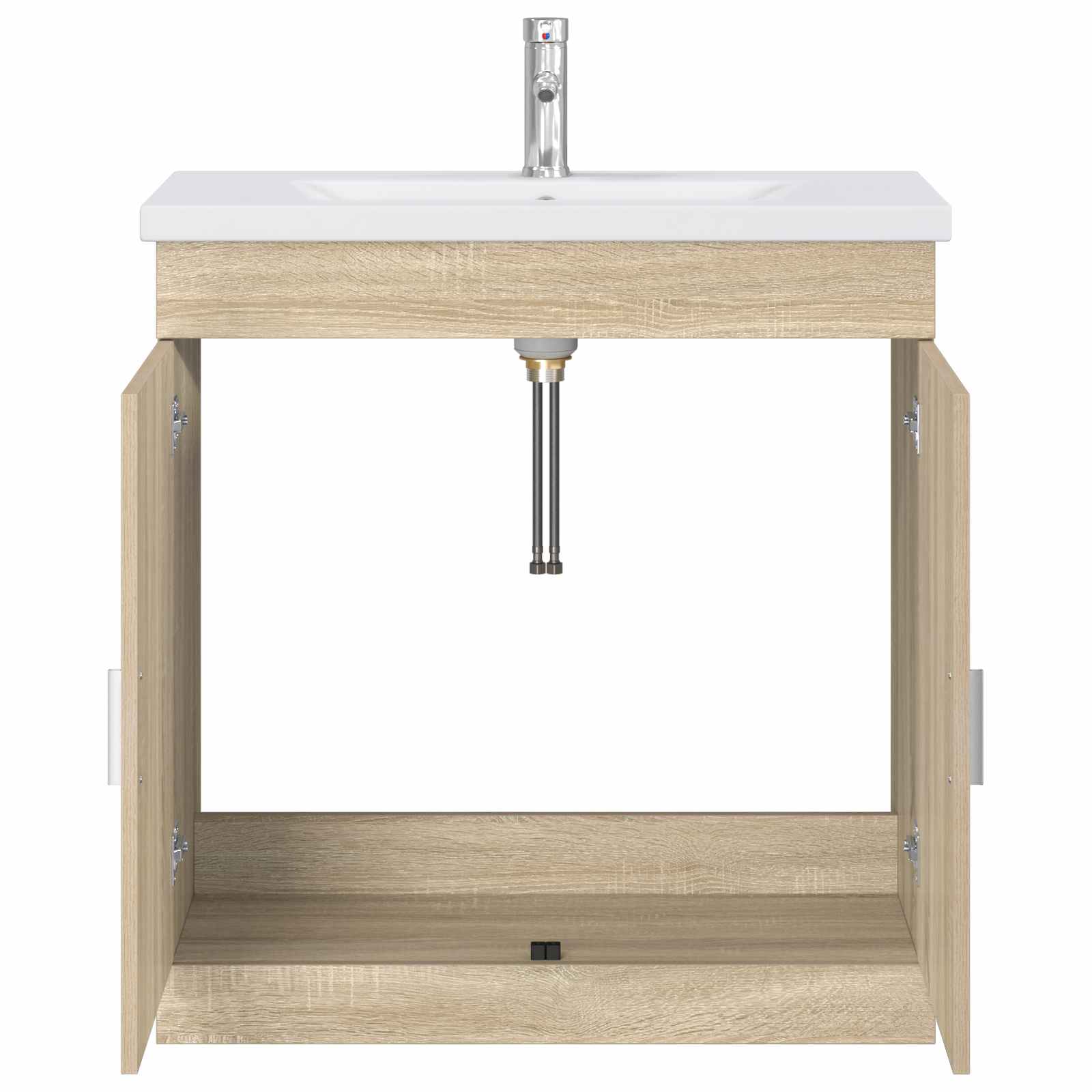 Ensemble de mobilier de salle de bain Chêne Sonoma