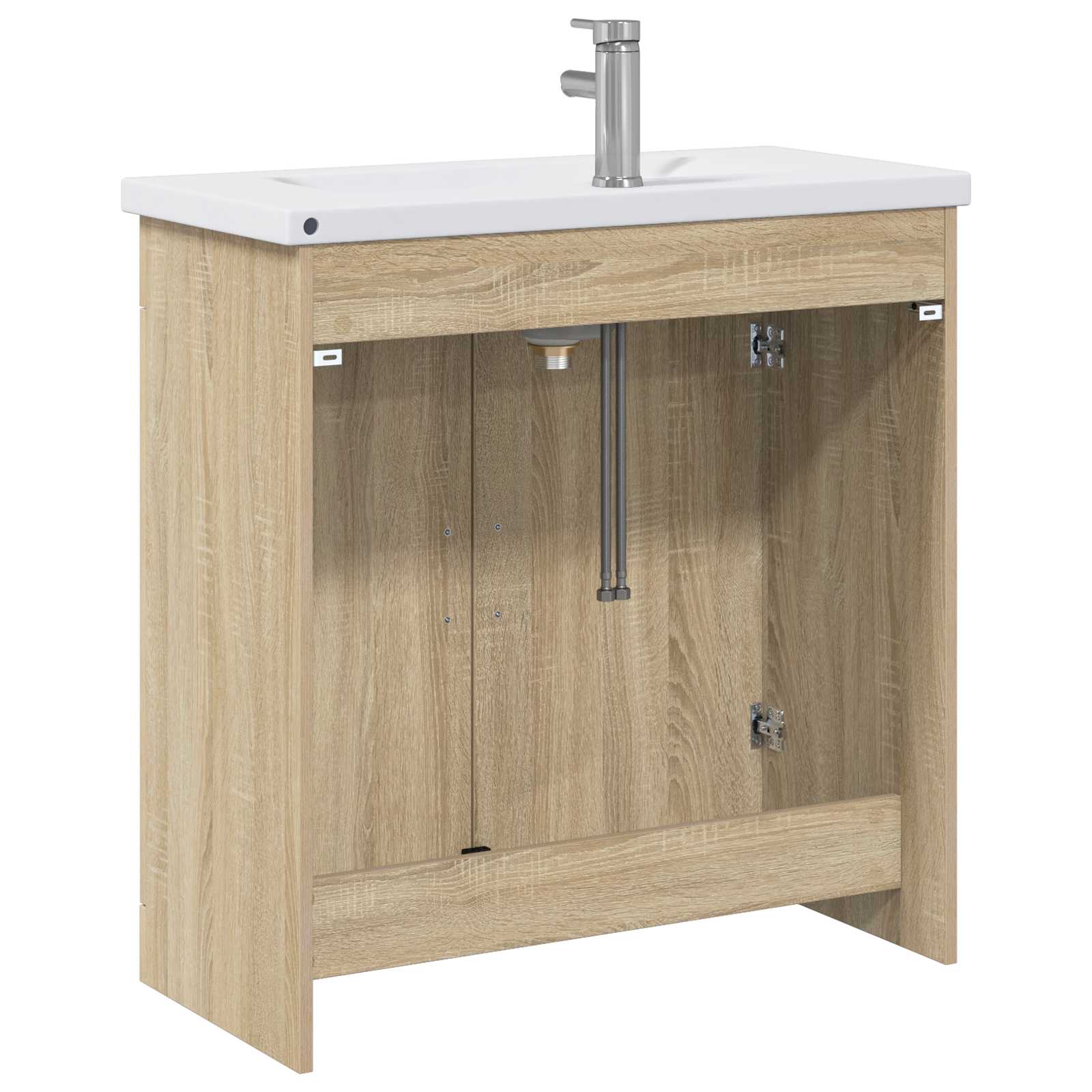 Ensemble de mobilier de salle de bain Chêne Sonoma