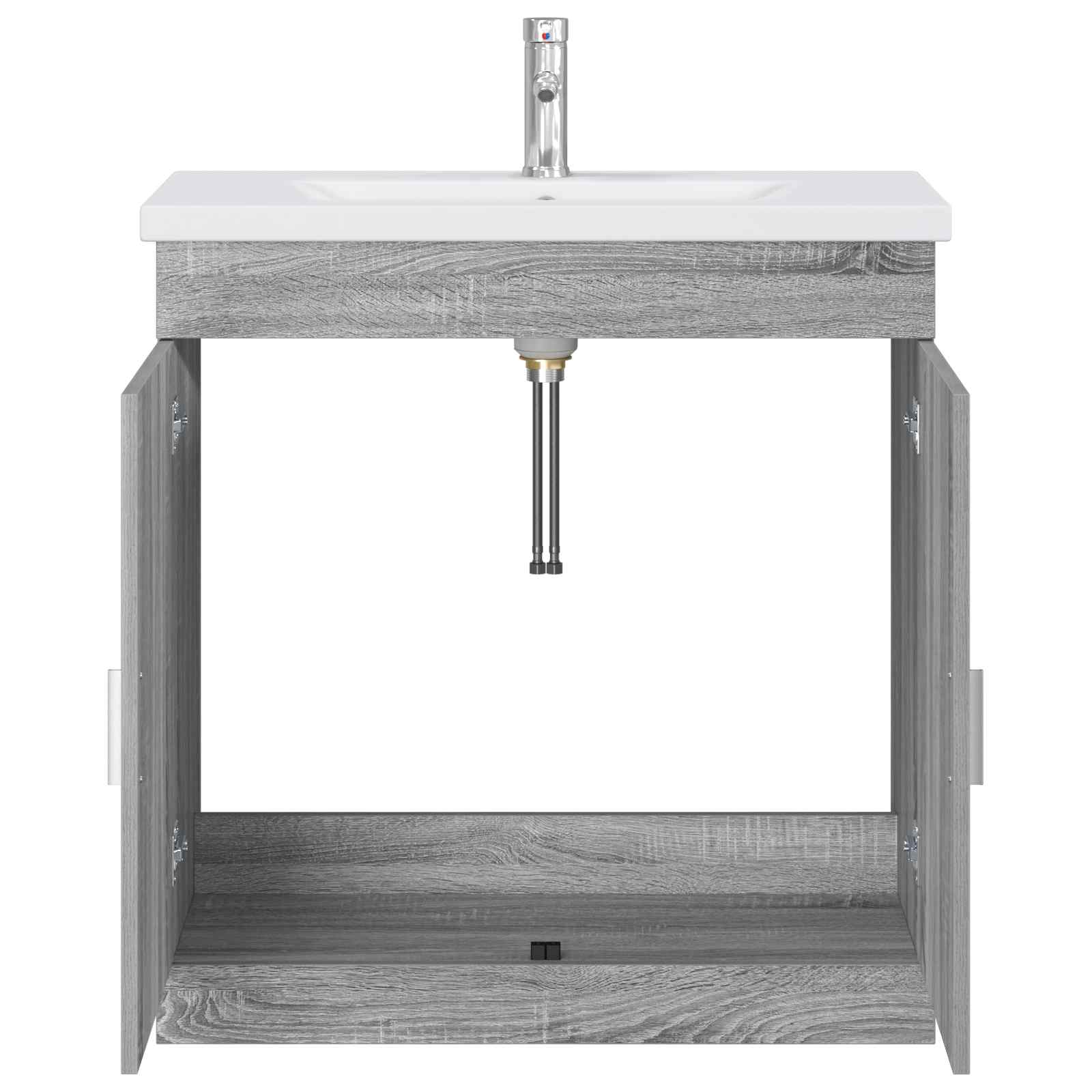 Ensemble de mobilier de salle de bain Sonoma gris