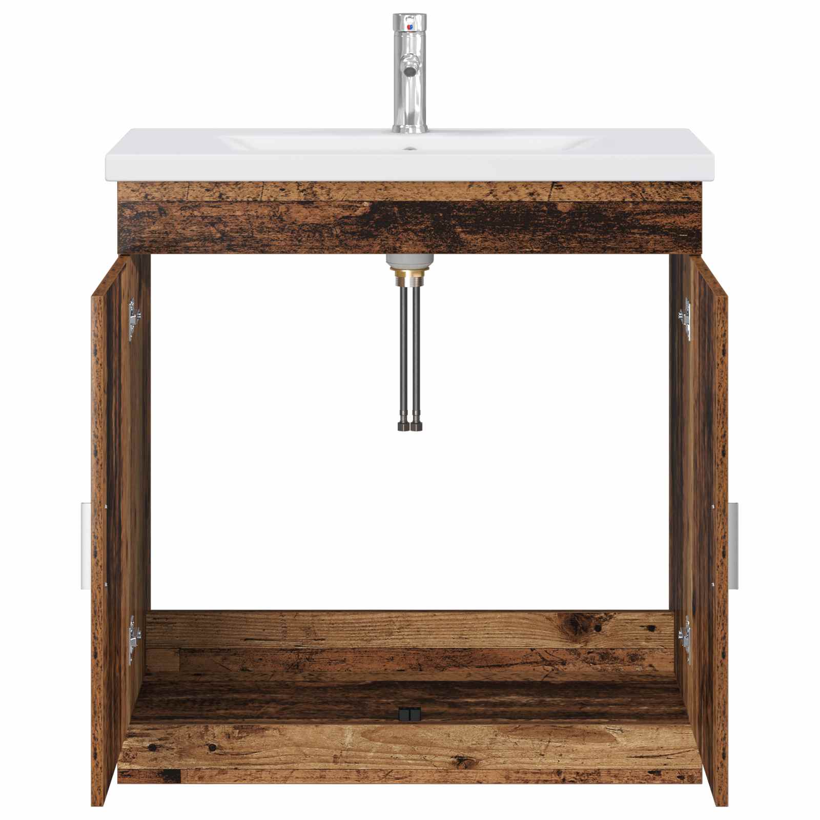 Ensemble de mobilier de salle de bain Bois ancien