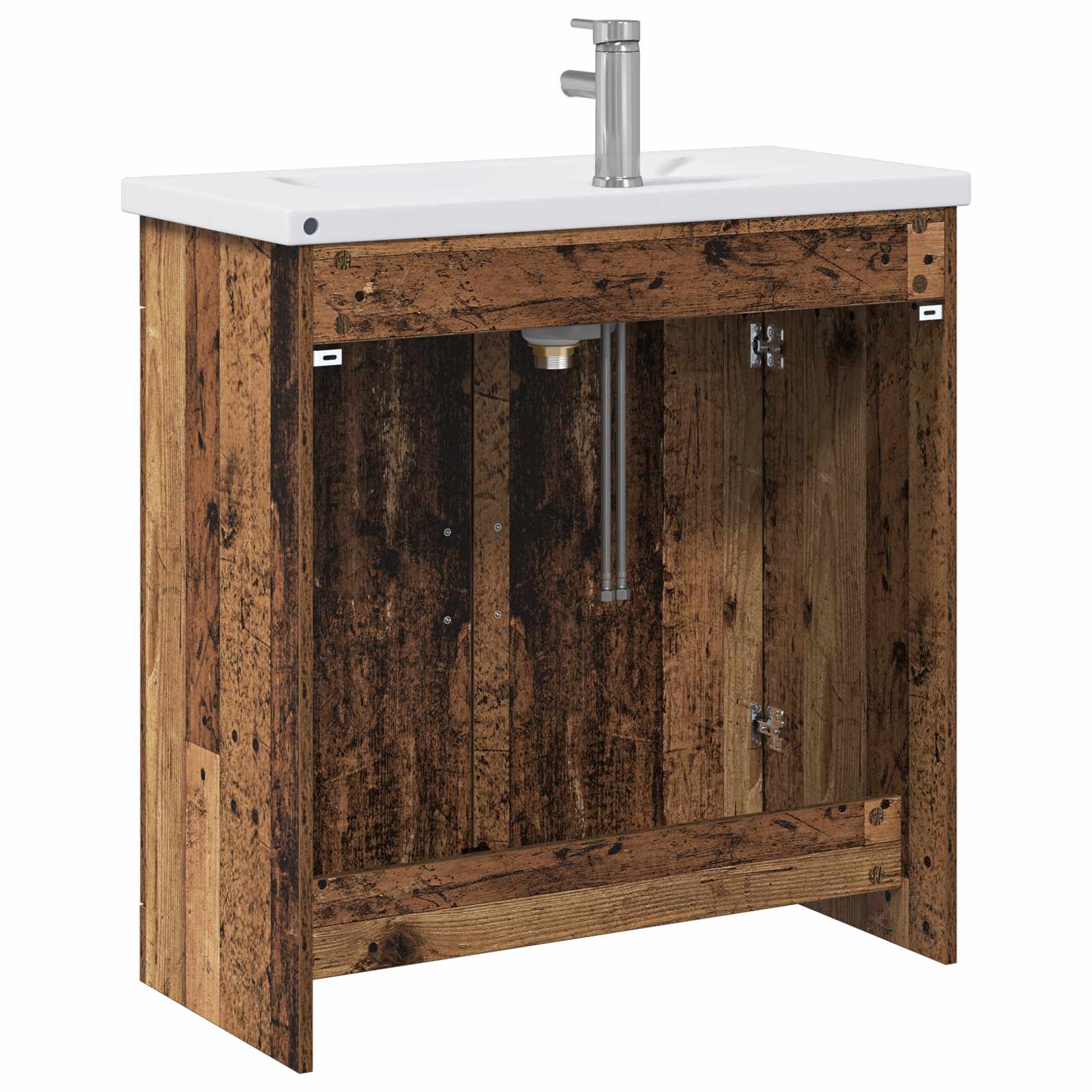 Ensemble de mobilier de salle de bain Bois ancien