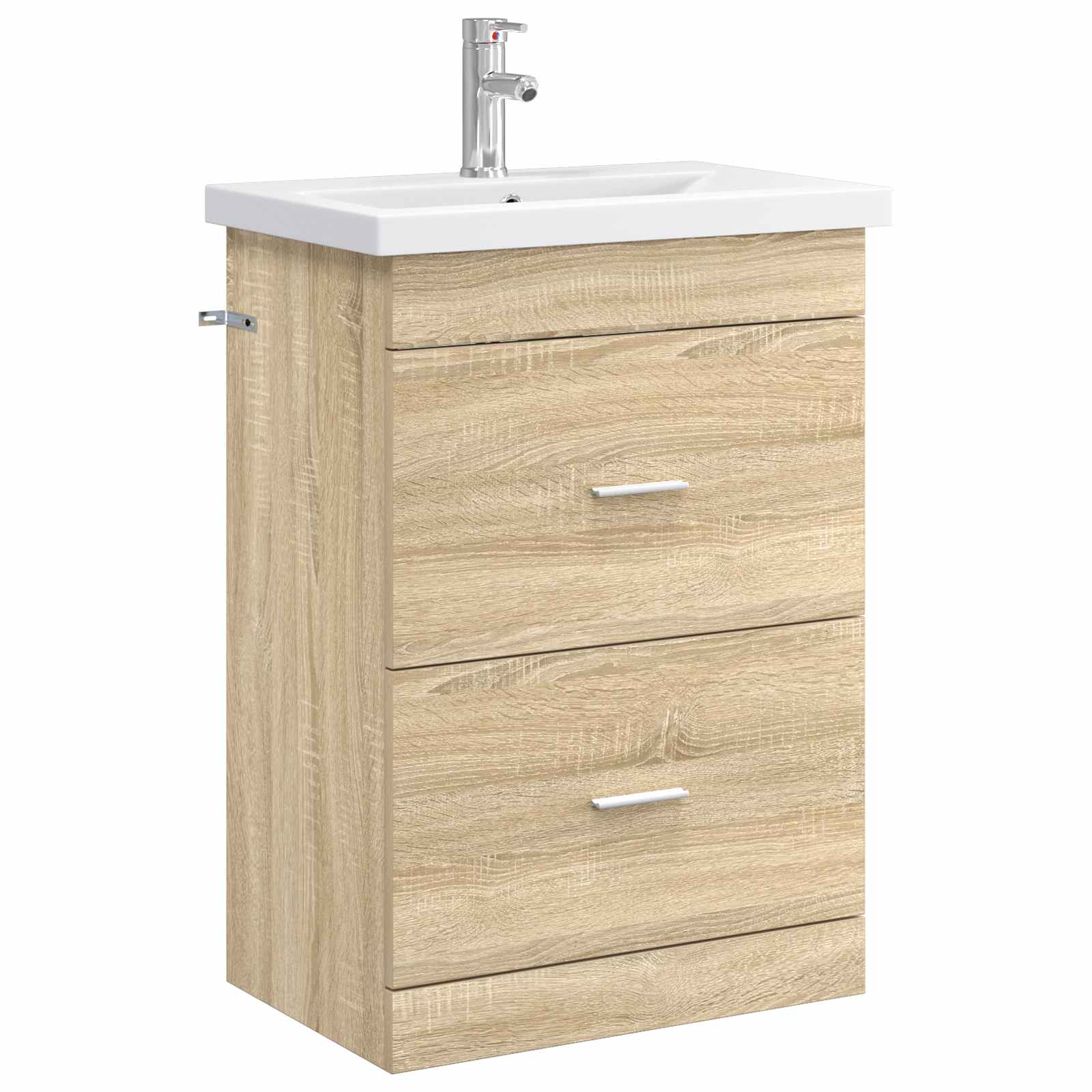 Ensemble de mobilier de salle de bain Chêne Sonoma