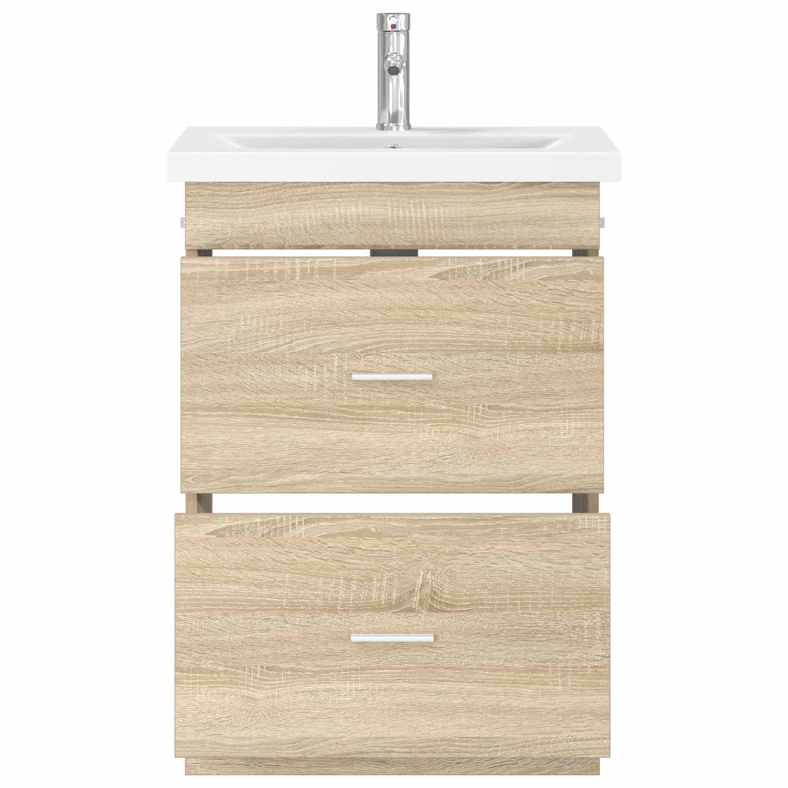 Ensemble de mobilier de salle de bain Chêne Sonoma