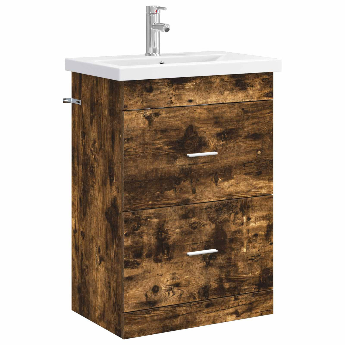Ensemble de mobilier de salle de bain Chêne fumé