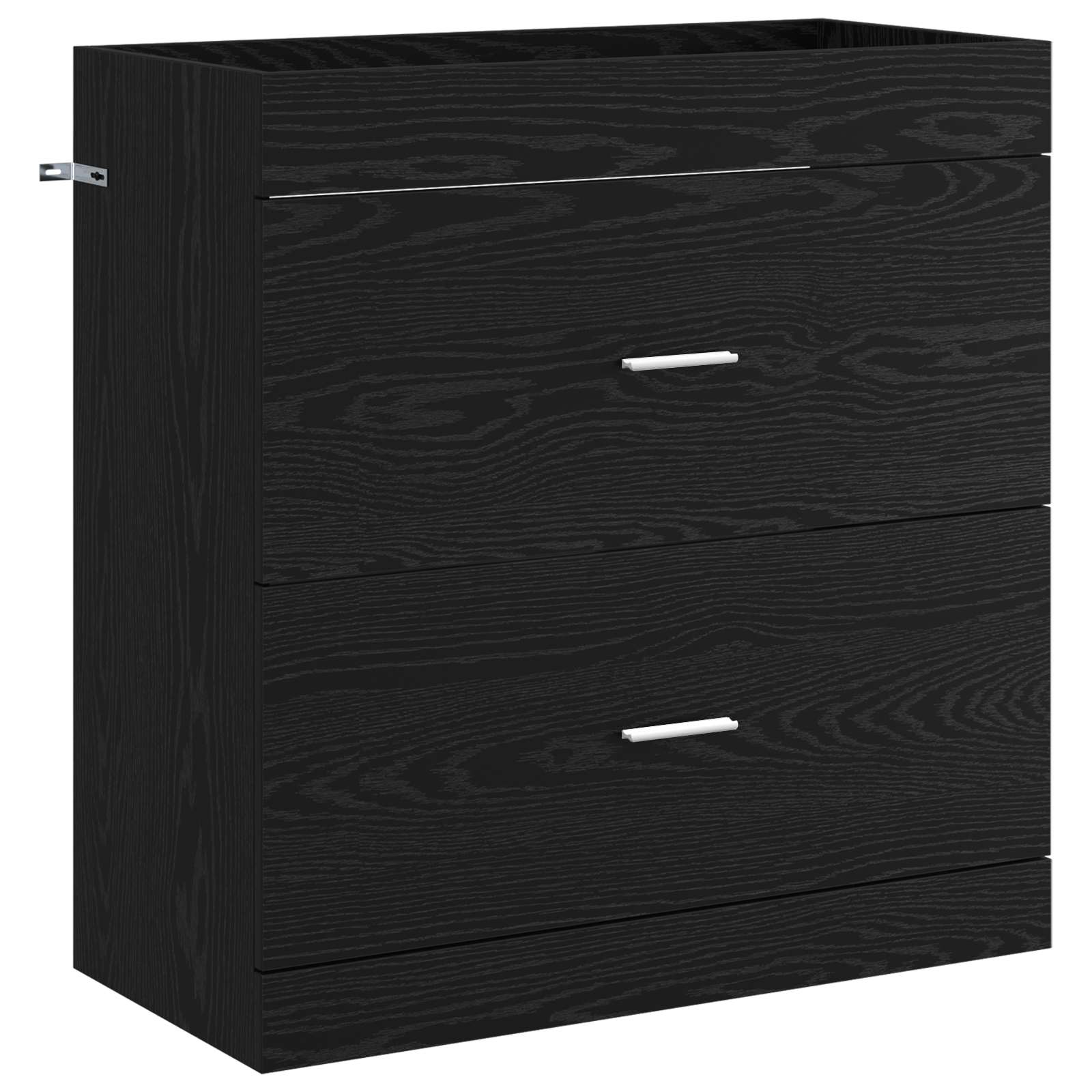 Ensemble de mobilier de salle de bain Chêne noir