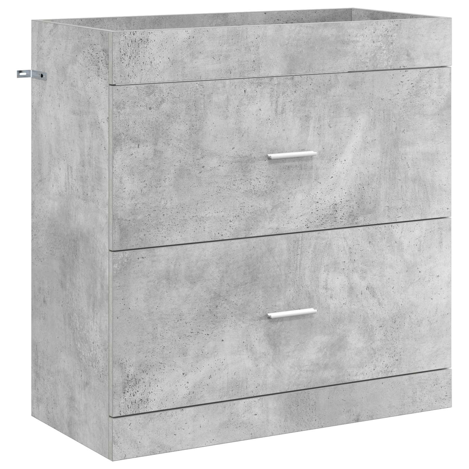 Ensemble de mobilier de salle de bain Gris béton