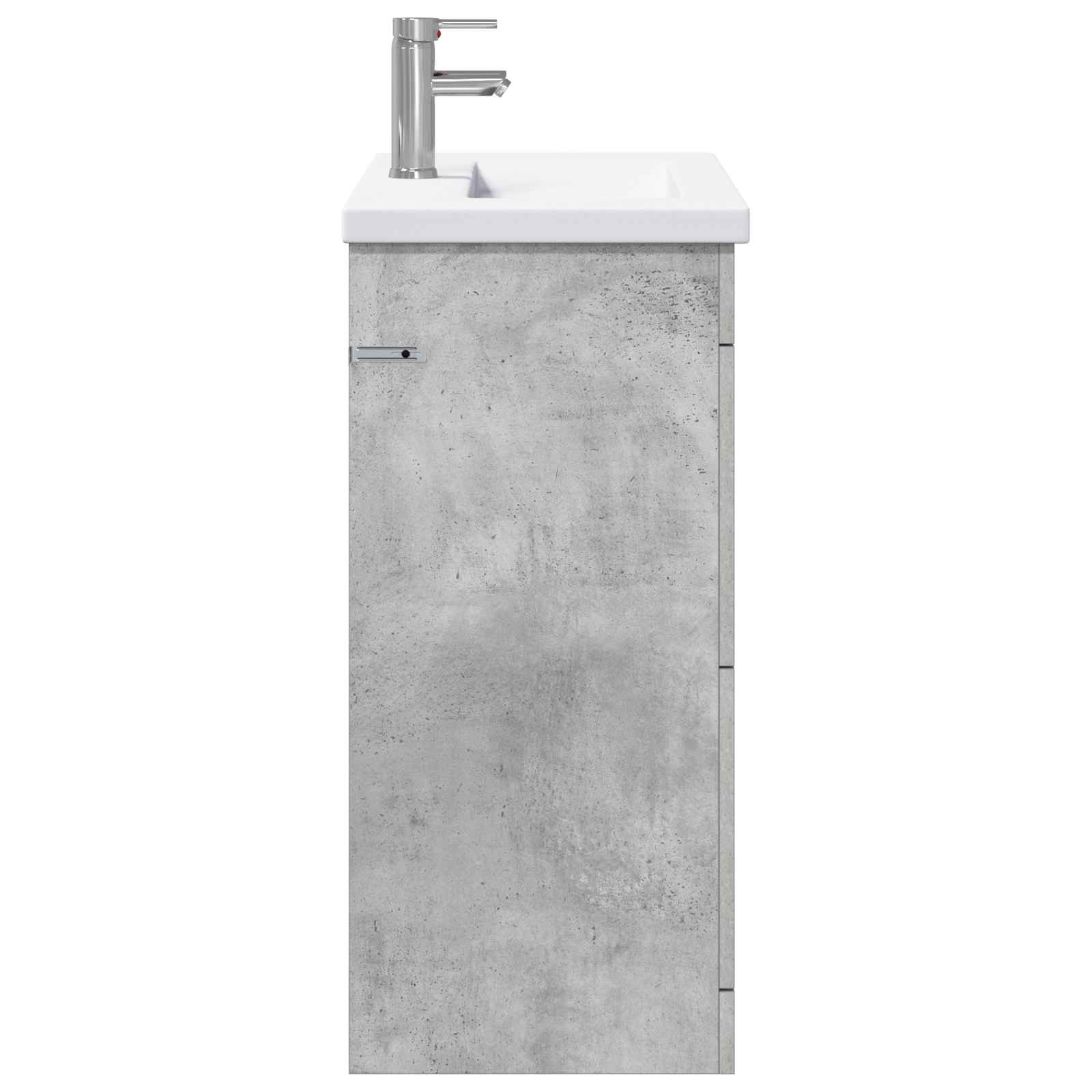 Ensemble de mobilier de salle de bain Gris béton