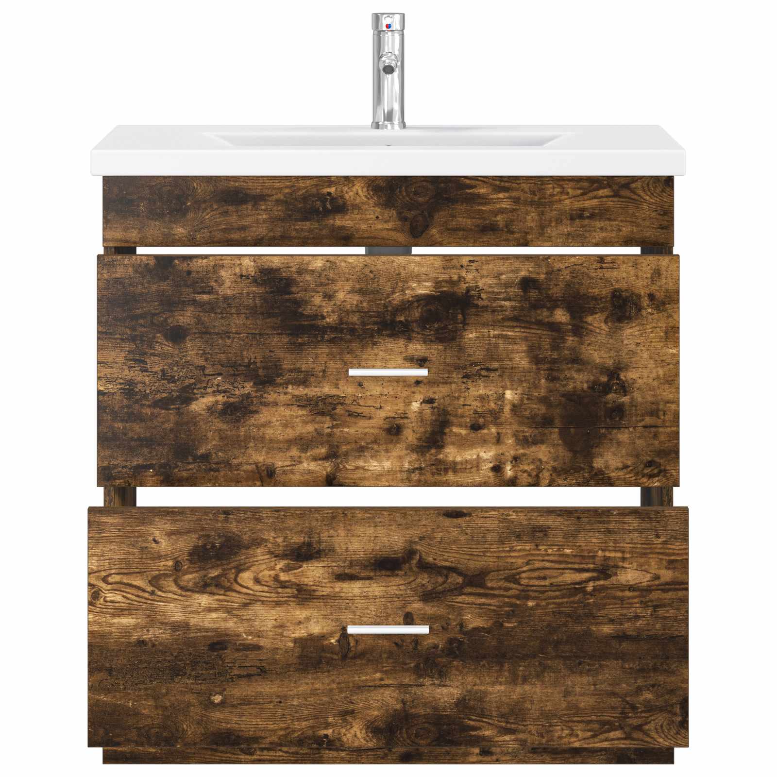 Ensemble de mobilier de salle de bain Chêne fumé