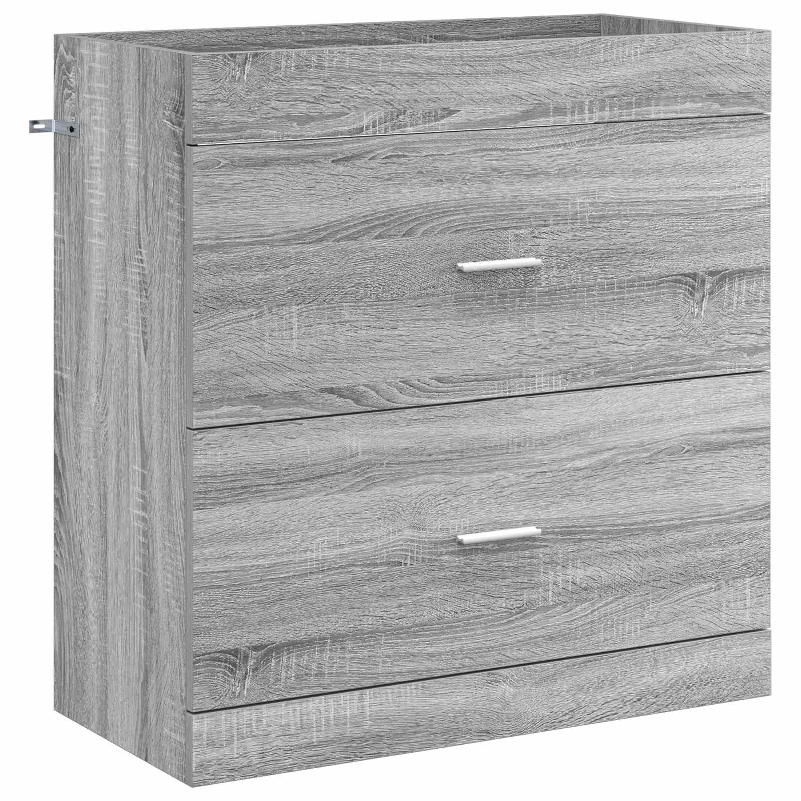 Ensemble de mobilier de salle de bain Sonoma gris