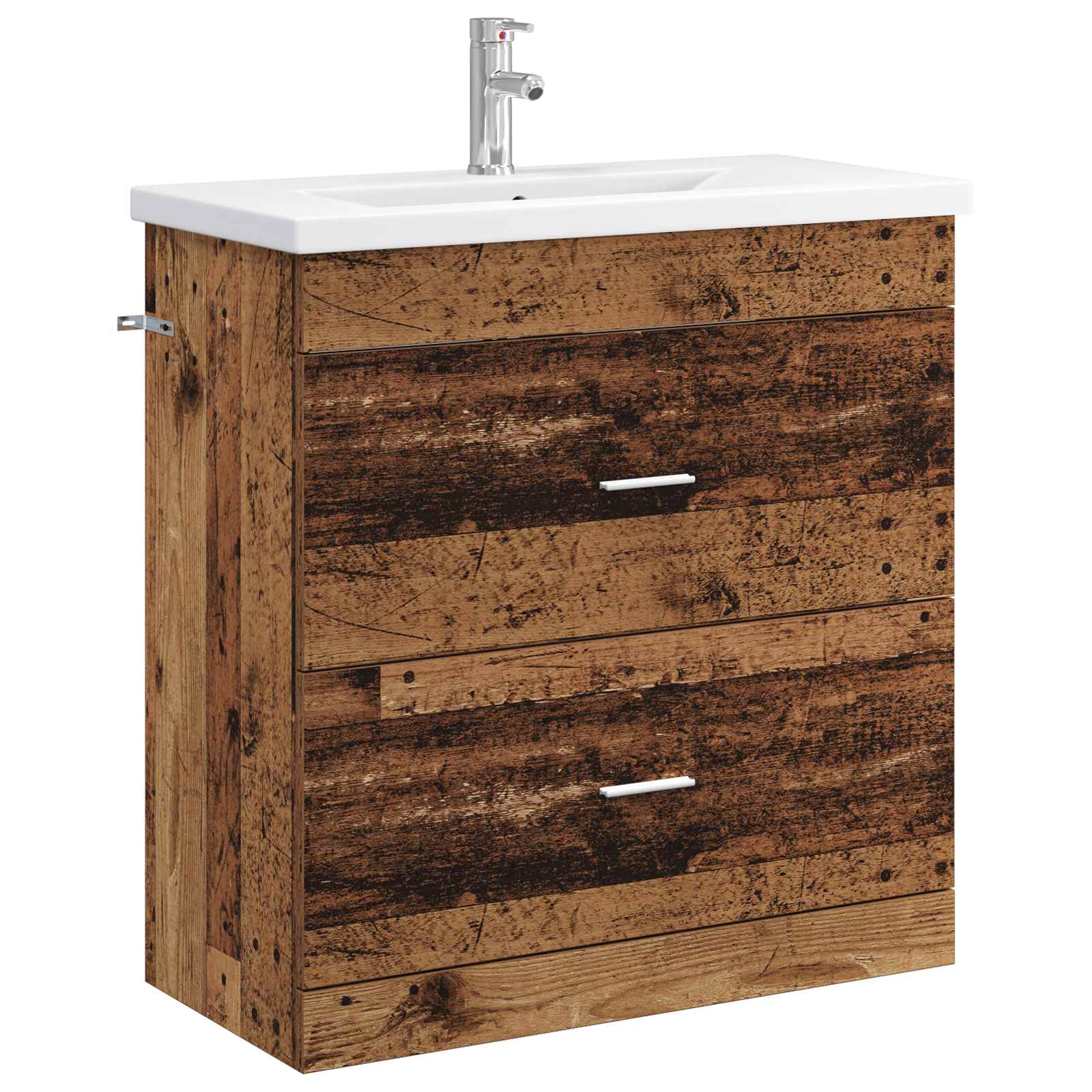 Ensemble de mobilier de salle de bain Bois ancien
