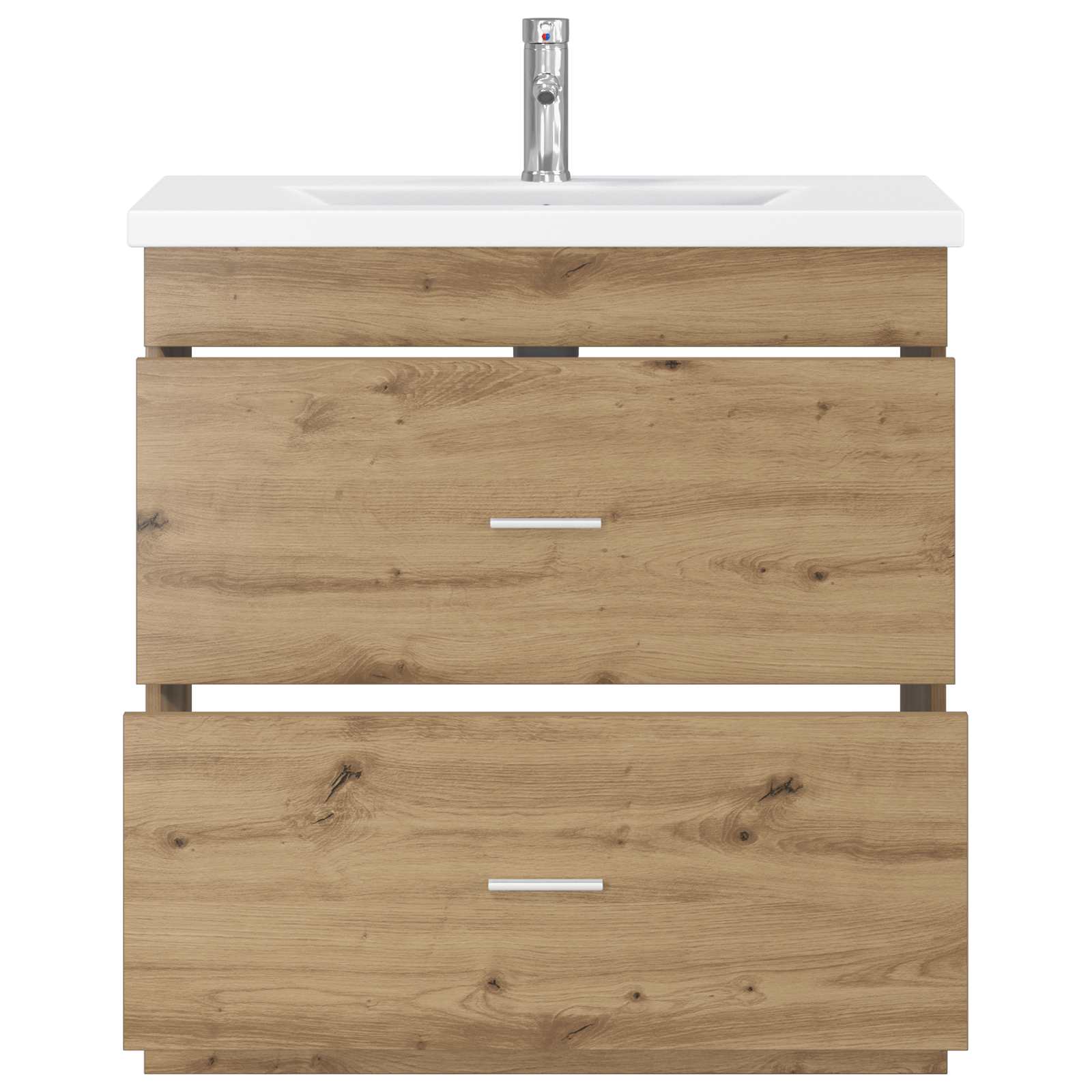Ensemble de mobilier de salle de bain Chêne artisanal