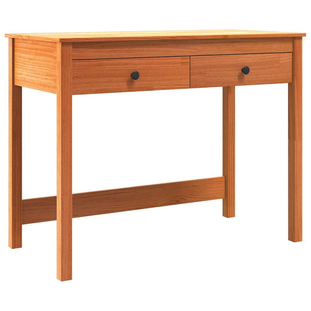Bureau Max Marron Pin massif 100 x 50 x 78 cm