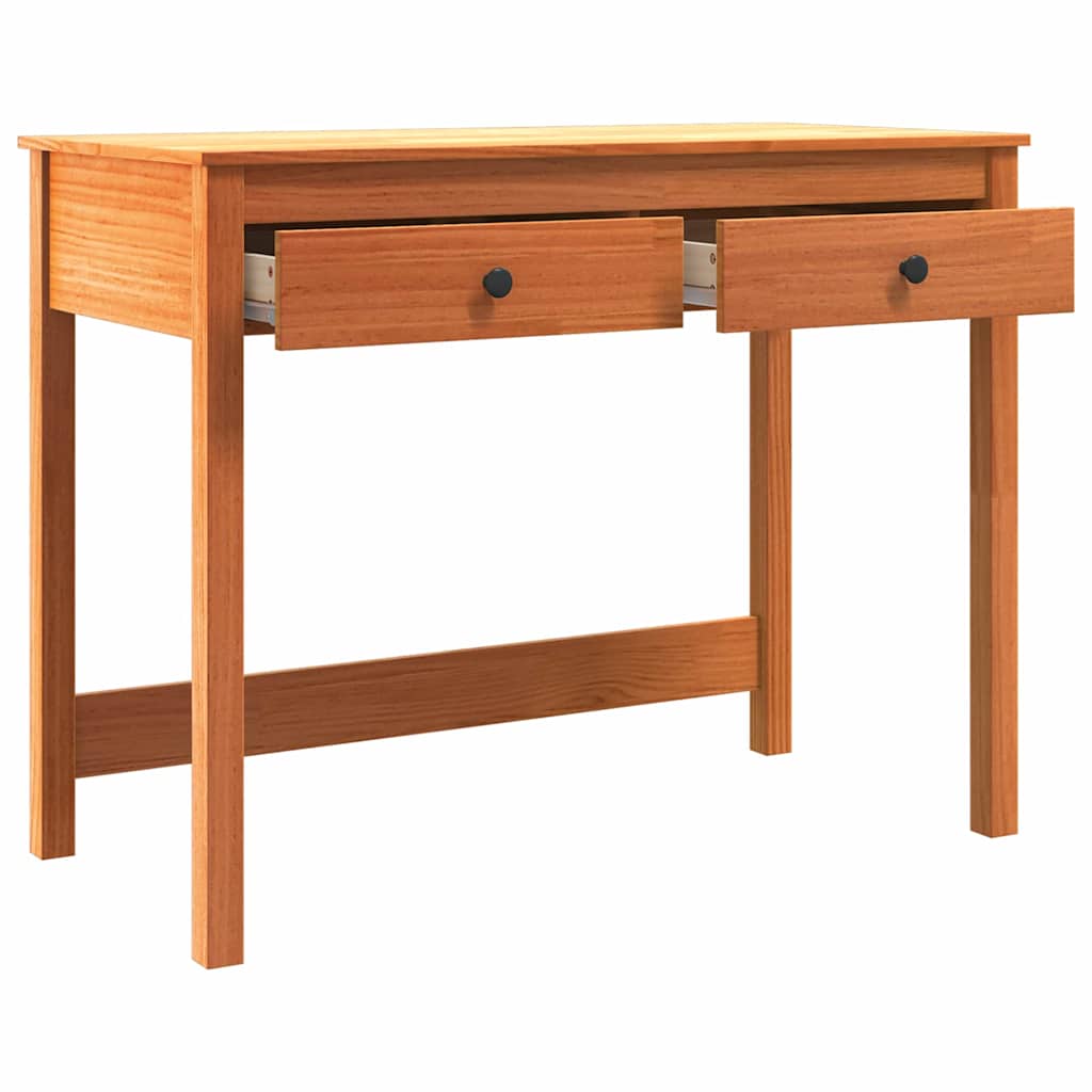 Bureau Max Marron Pin massif 100 x 50 x 78 cm