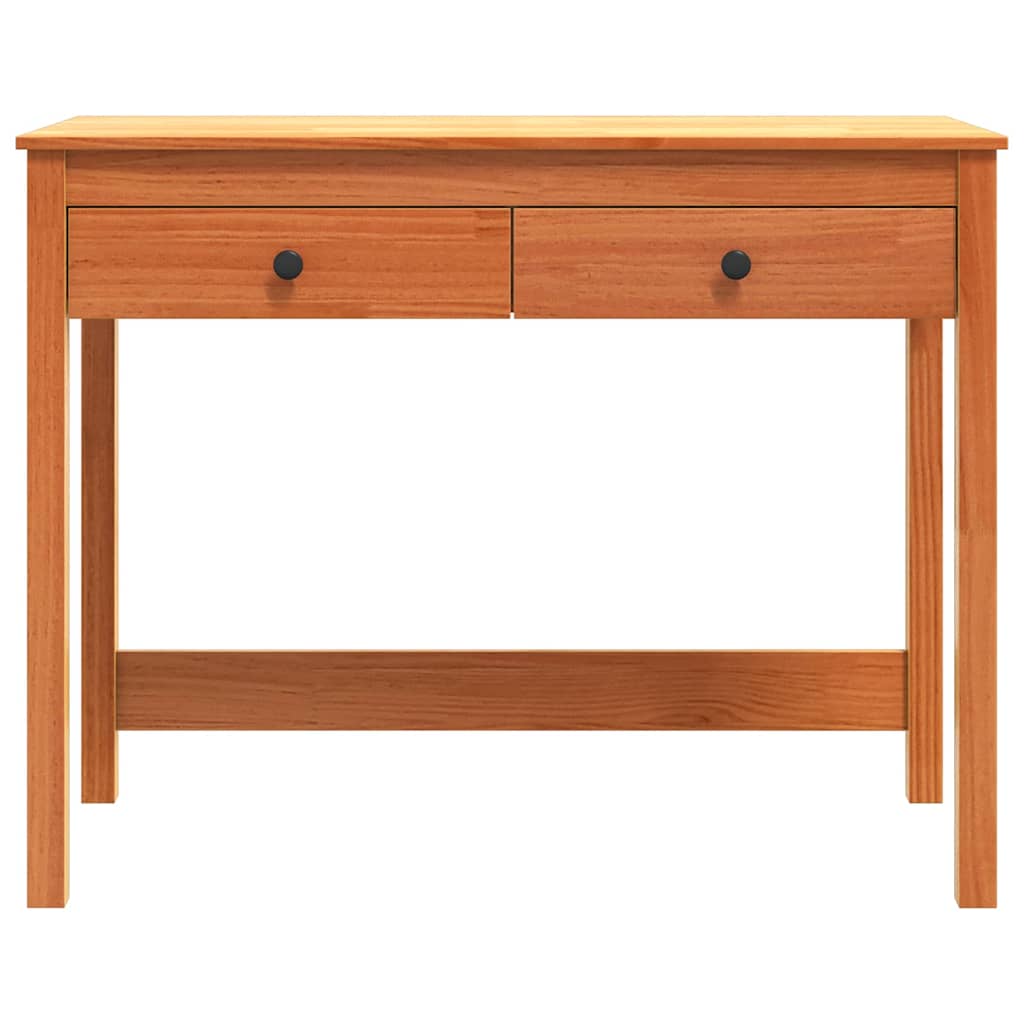 Bureau Max Marron Pin massif 100 x 50 x 78 cm