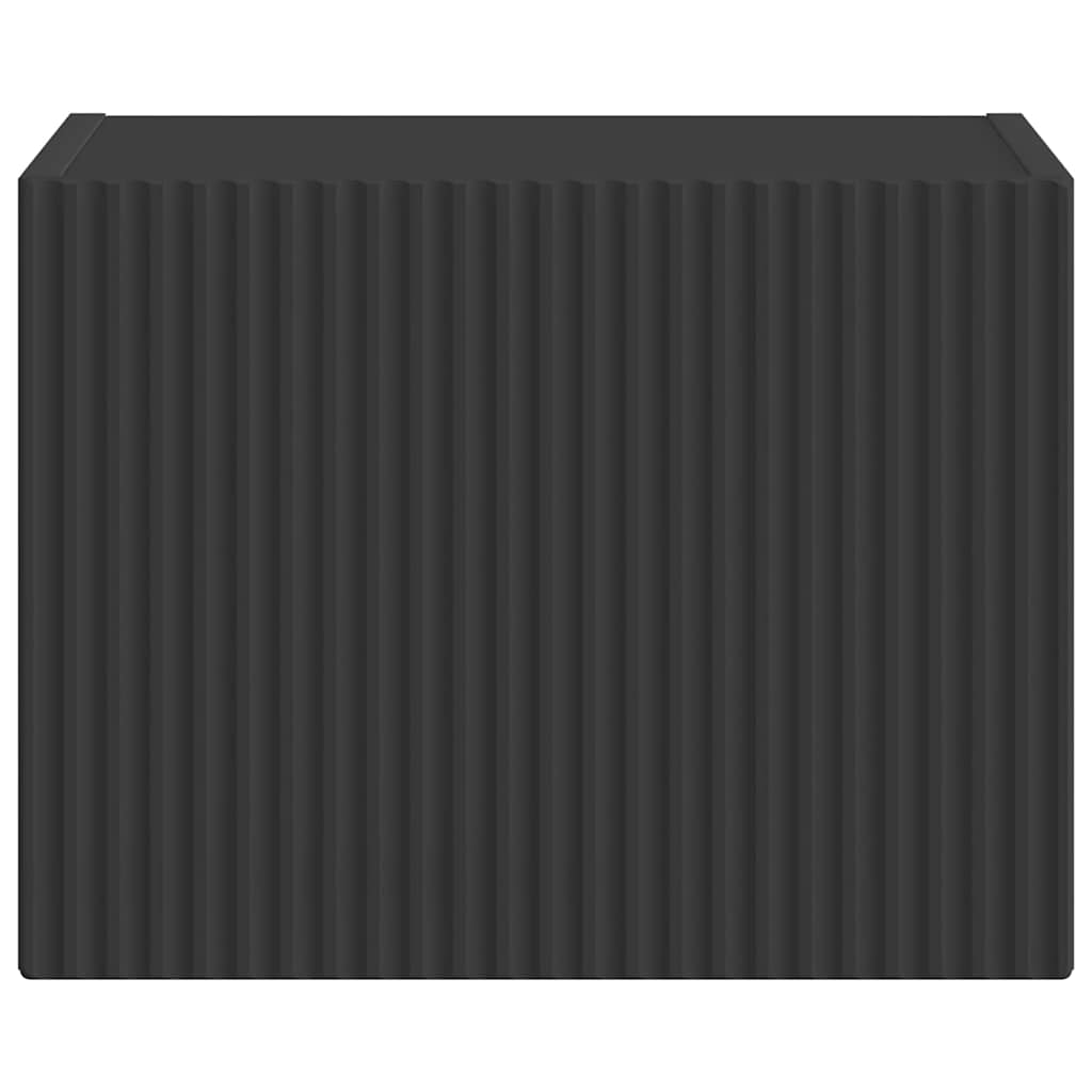 Meuble TV mural Noir 39 x 31 x 29,5 cm Bois d'ingénierie - XIOS