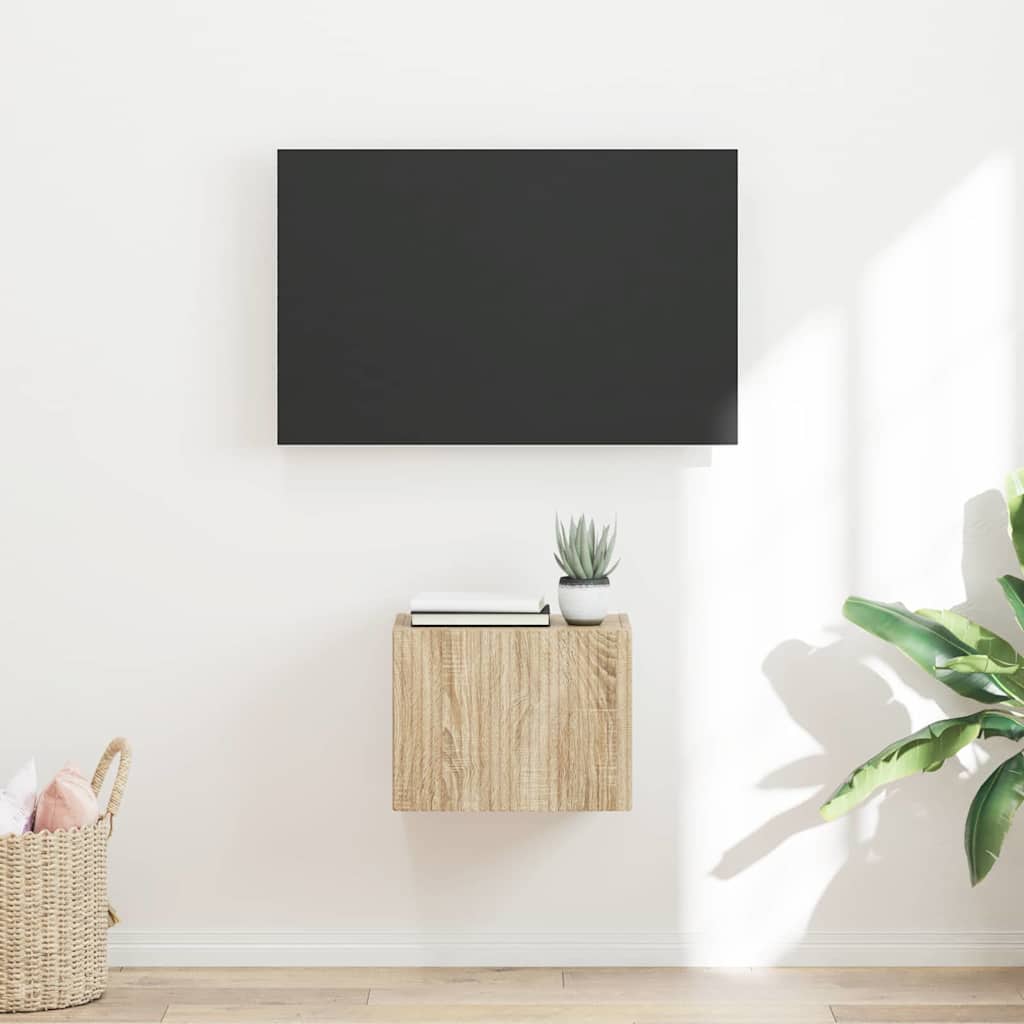 Meuble TV mural Sonoma 39 x 31 x 29,5 cm Bois d'ingénierie - XIOS