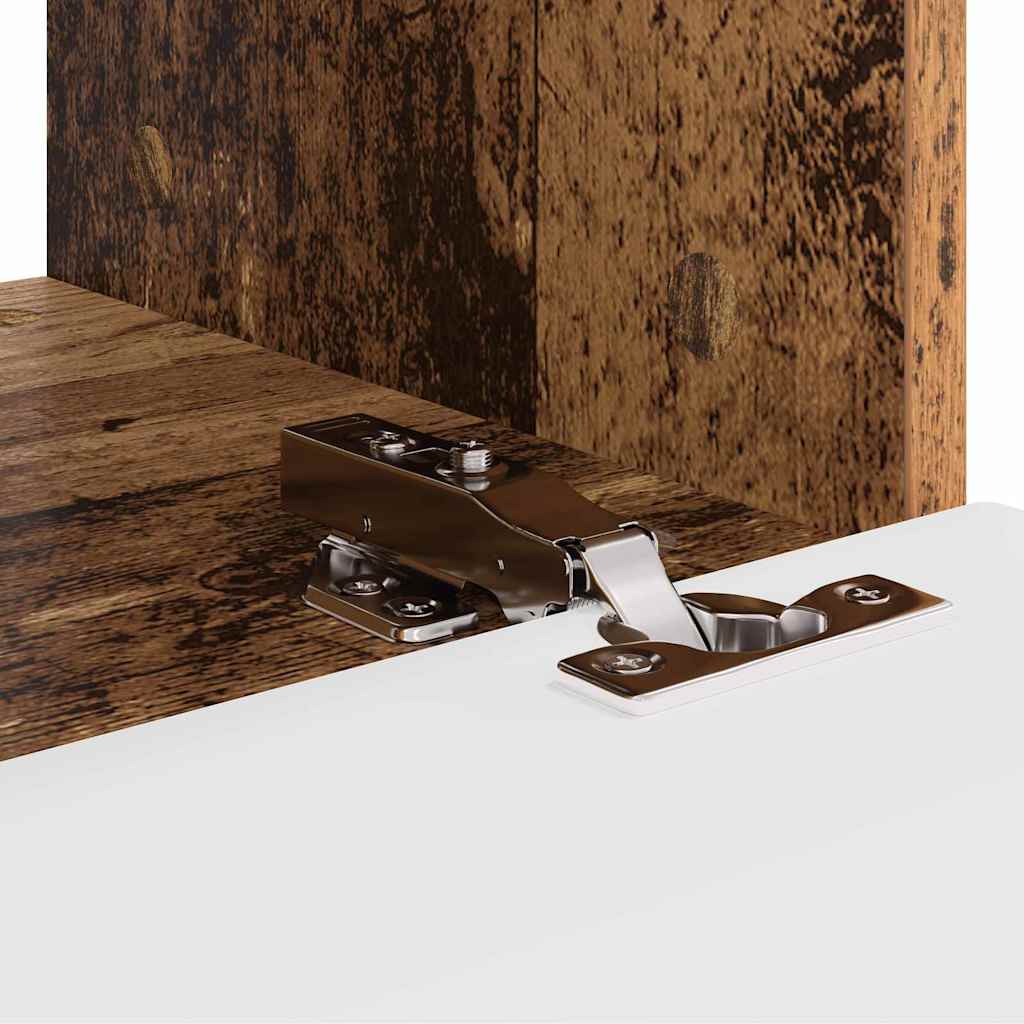 Meuble TV mural 2 pcs Bois Ancien 39 x 31 x 29,5 cm - XIOS
