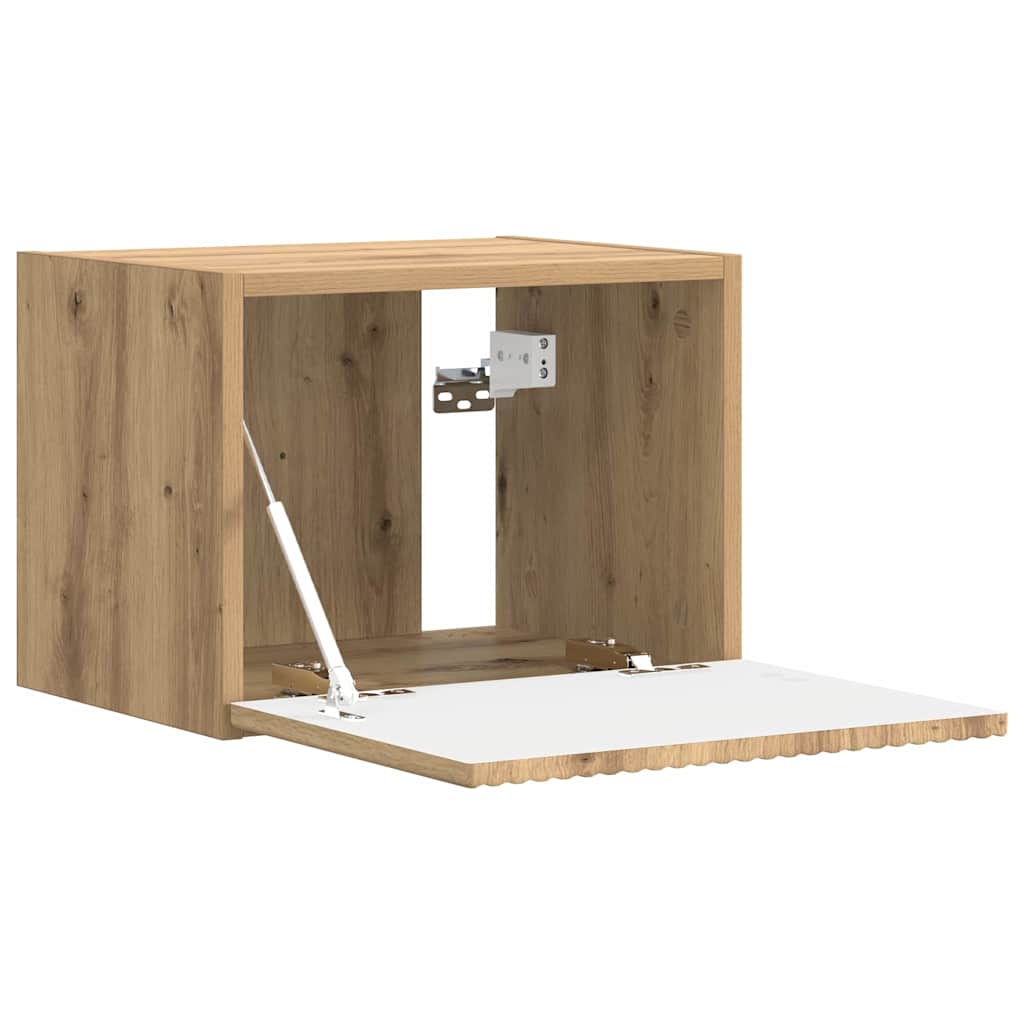 Meuble TV mural 2 pcs Chêne artisan 39 x 31 x 29,5 cm - XIOS
