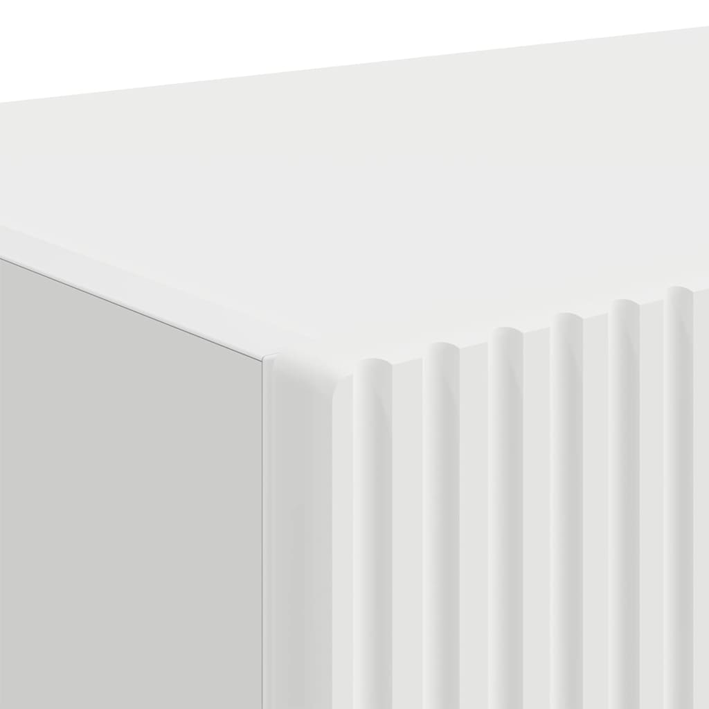 Meuble TV mural 2 pcs Blanc 60 x 31 x 29,5 cm Bois d'ingénierie - XIOS