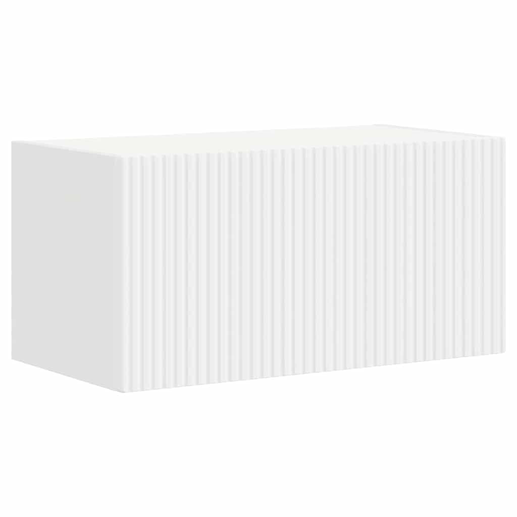 Meuble TV mural 2 pcs Blanc 60 x 31 x 29,5 cm Bois d'ingénierie - XIOS