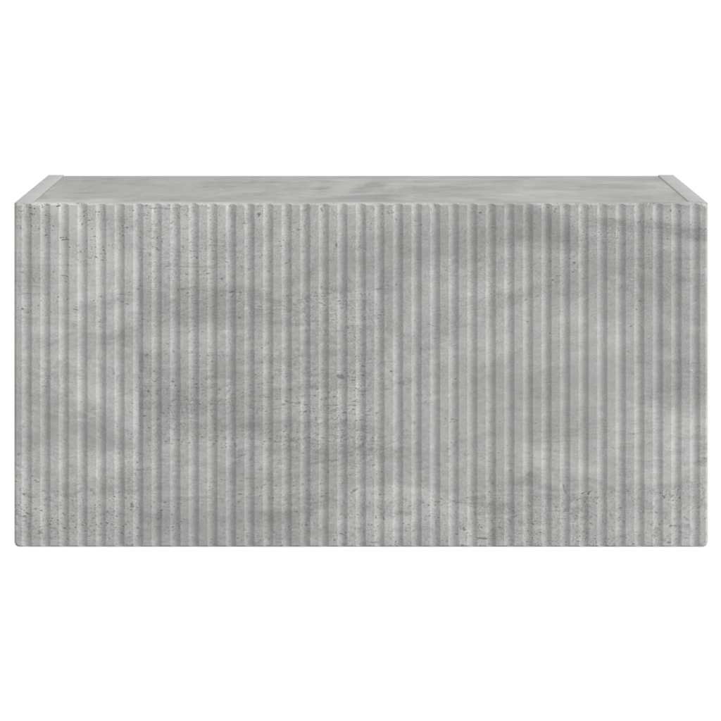 Meuble TV mural Béton 60 x 31 x 29,5 cm Bois d'ingénierie - XIOS