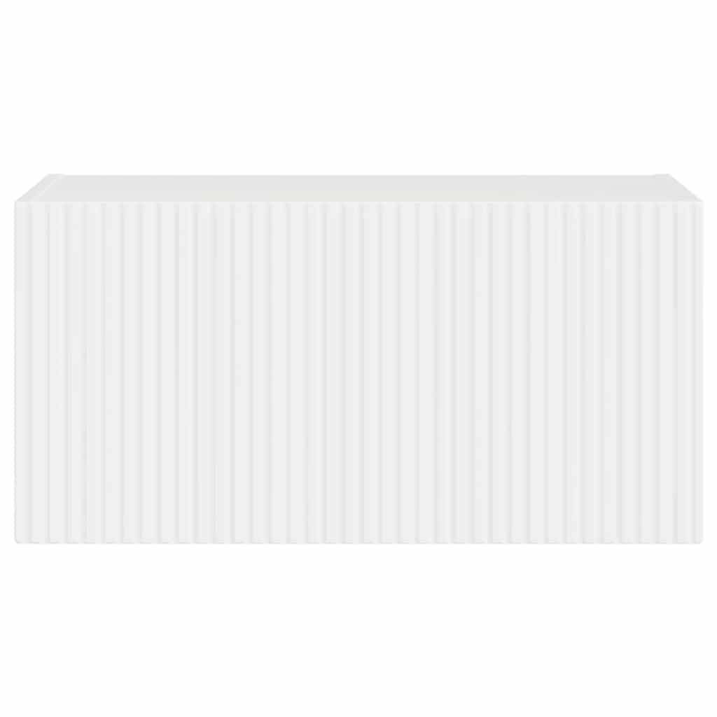 Meuble TV mural Montage mural Blanc Brillant 60 x 31 x 29,5 cm - XIOS