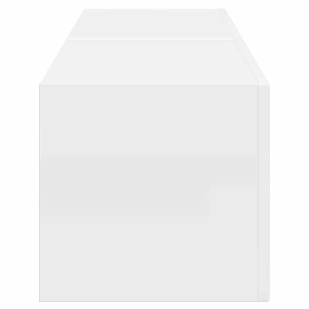 Meuble TV mural 2 pcs Blanc Brillant 60 x 31 x 29,5 cm - XIOS
