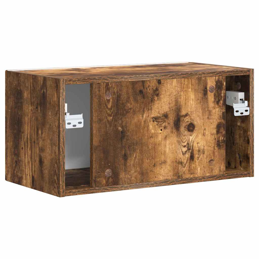 Meuble TV mural 60 x 31 x 29,5 cm Chêne fumé Bois d'ingénierie - XIOS