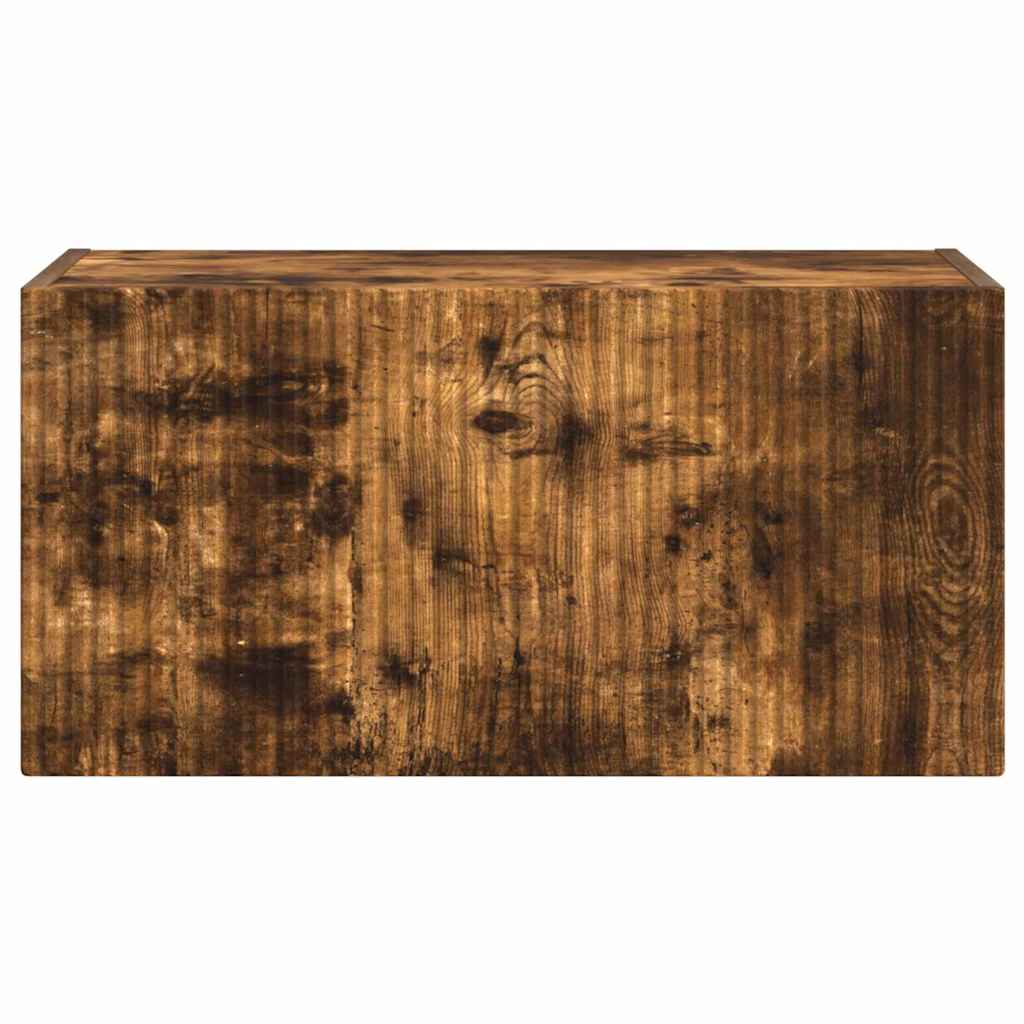 Meuble TV mural 60 x 31 x 29,5 cm Chêne fumé Bois d'ingénierie - XIOS